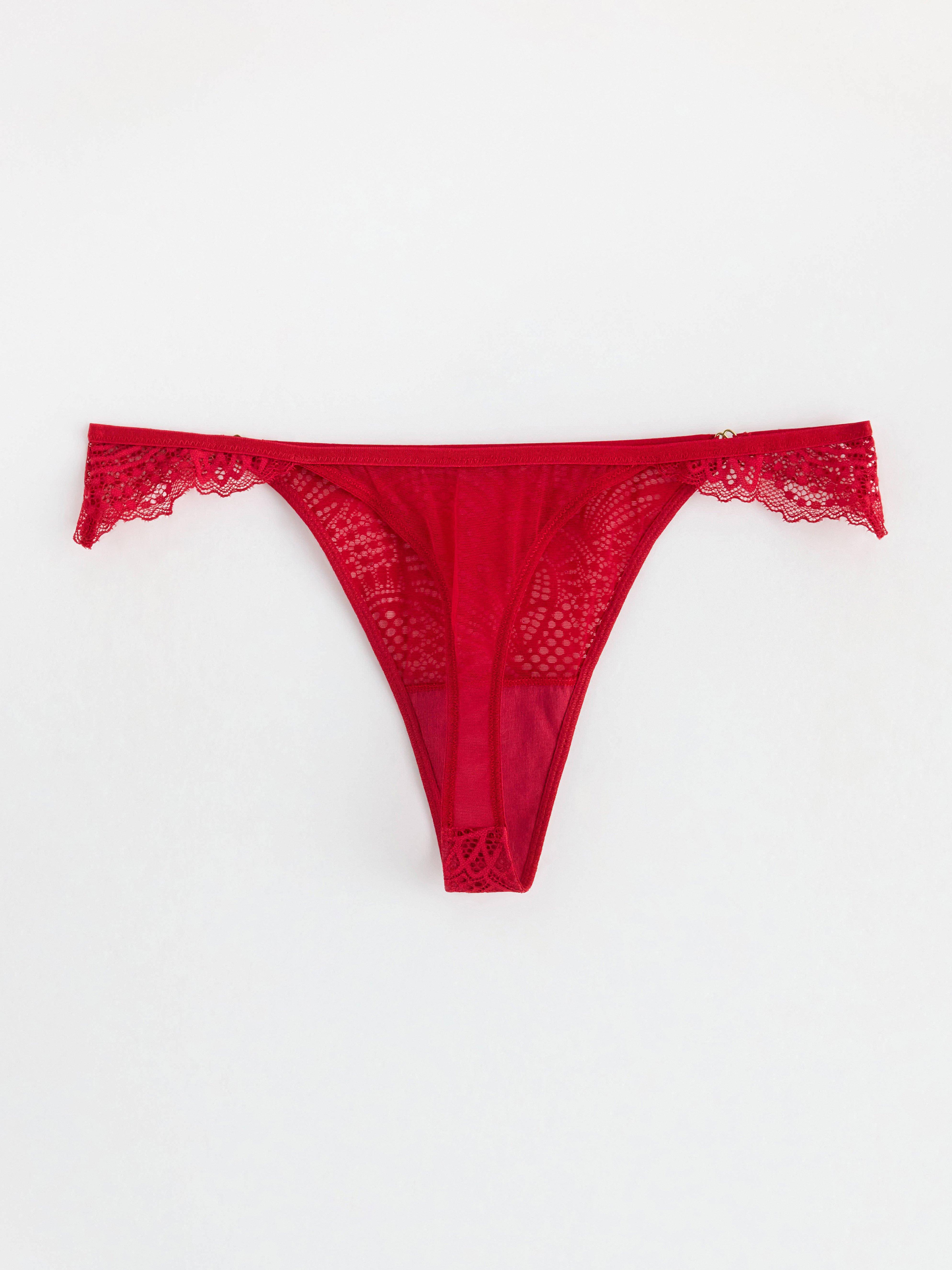 Thong Low - Lingerie - Red