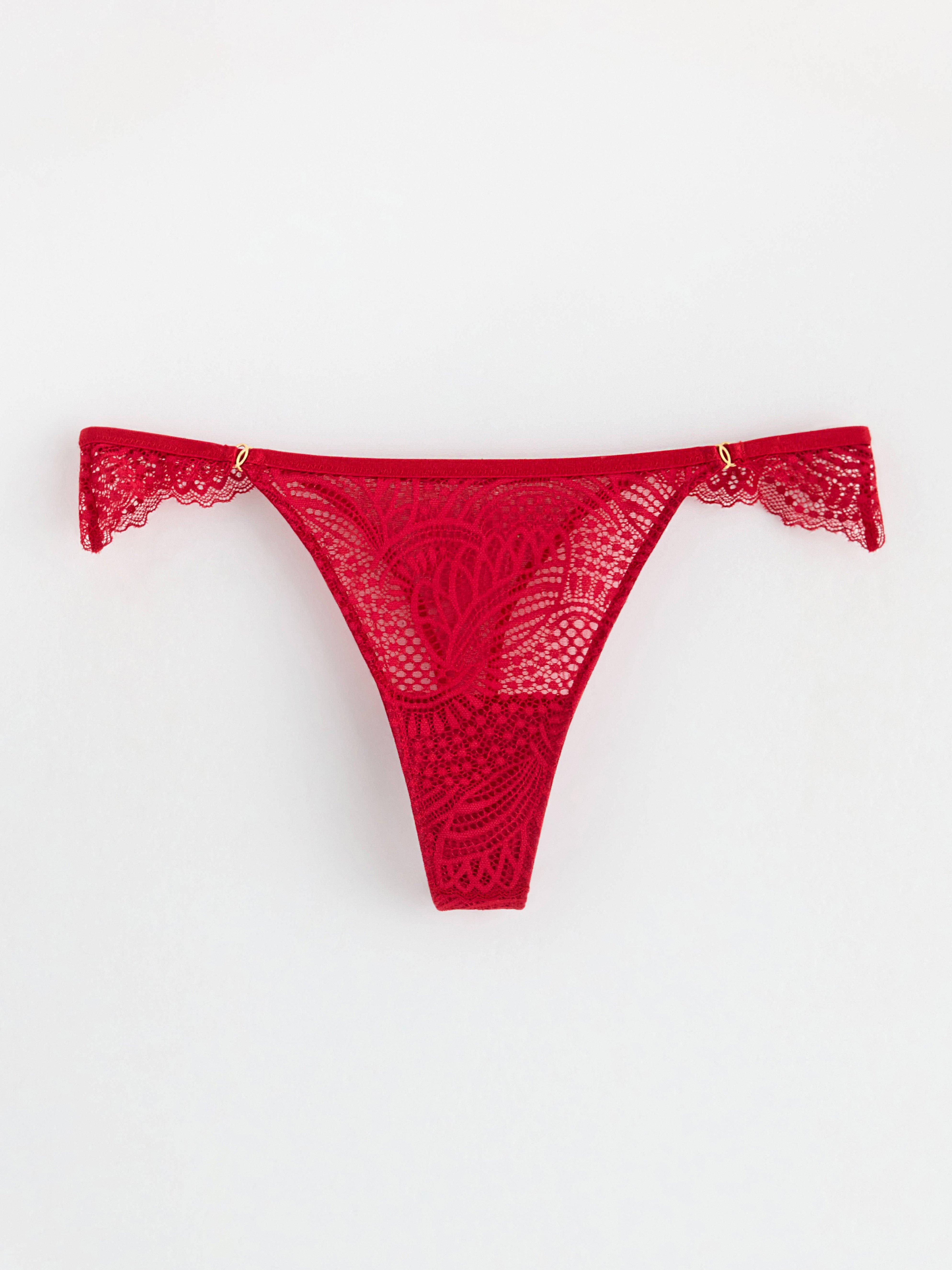 Thong Low - Lingerie - Red