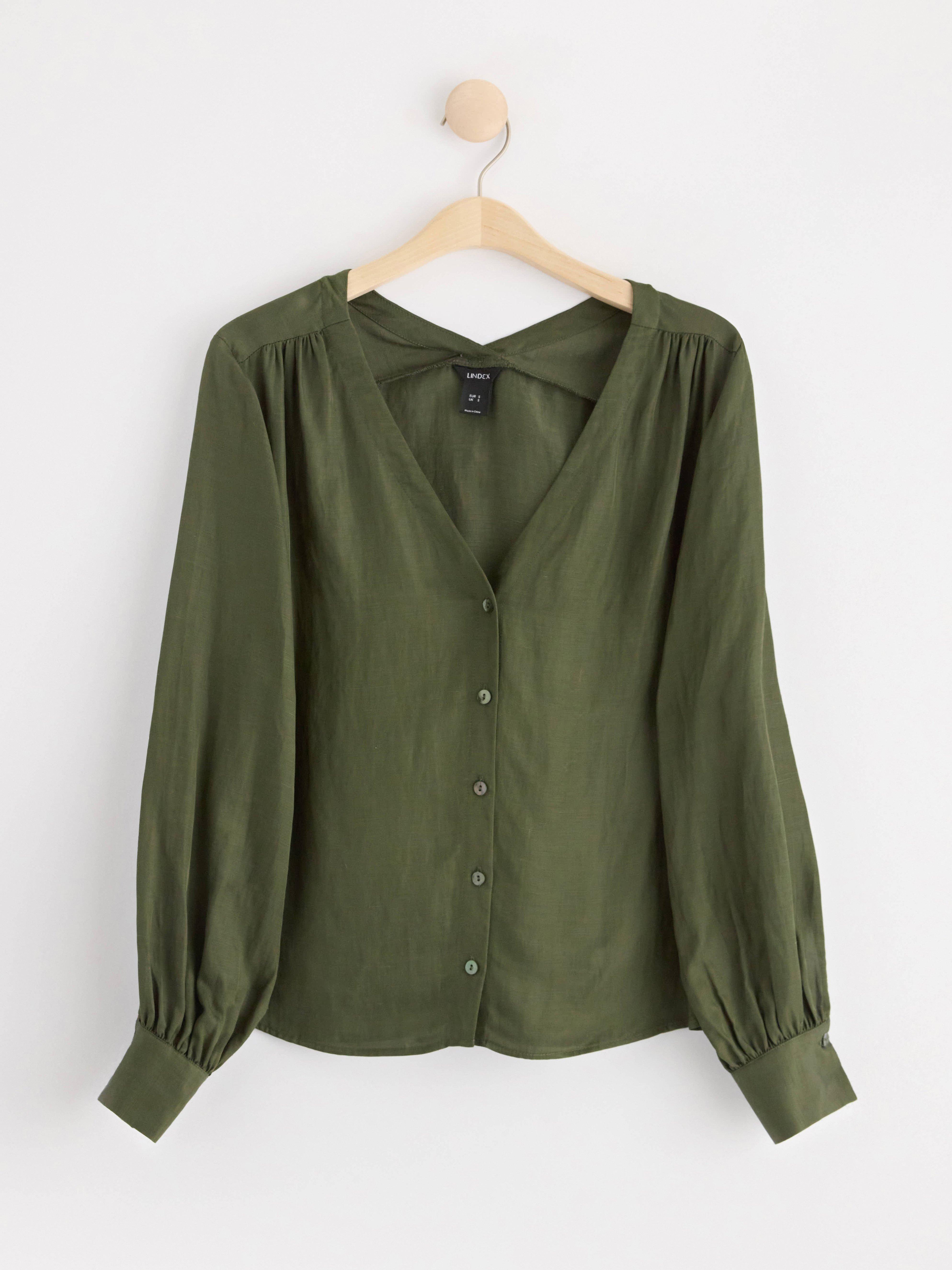 Bluse - Dame - Grønn