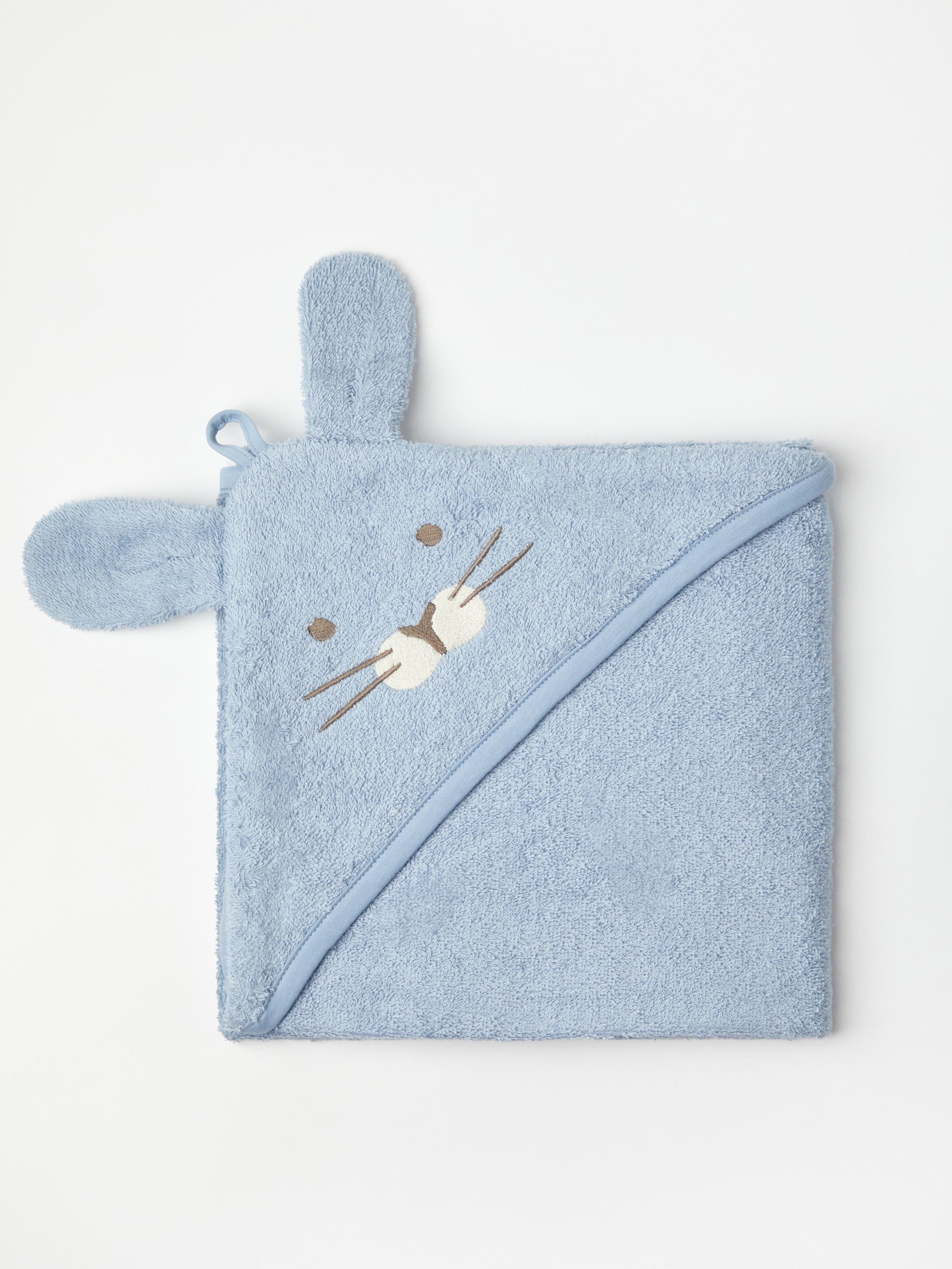 Handduk - Barn - Blå