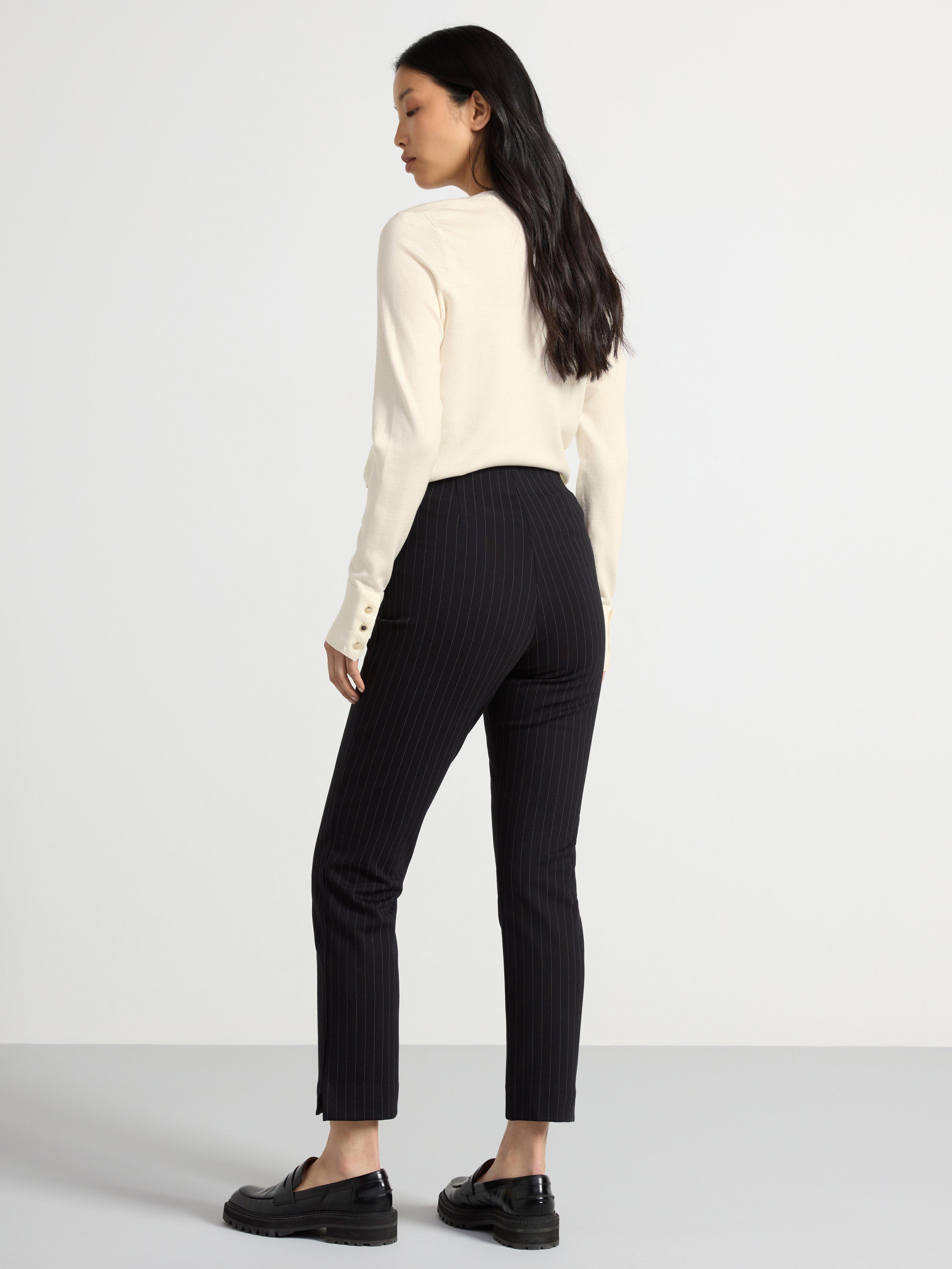 Stretchy high best sale waisted trousers