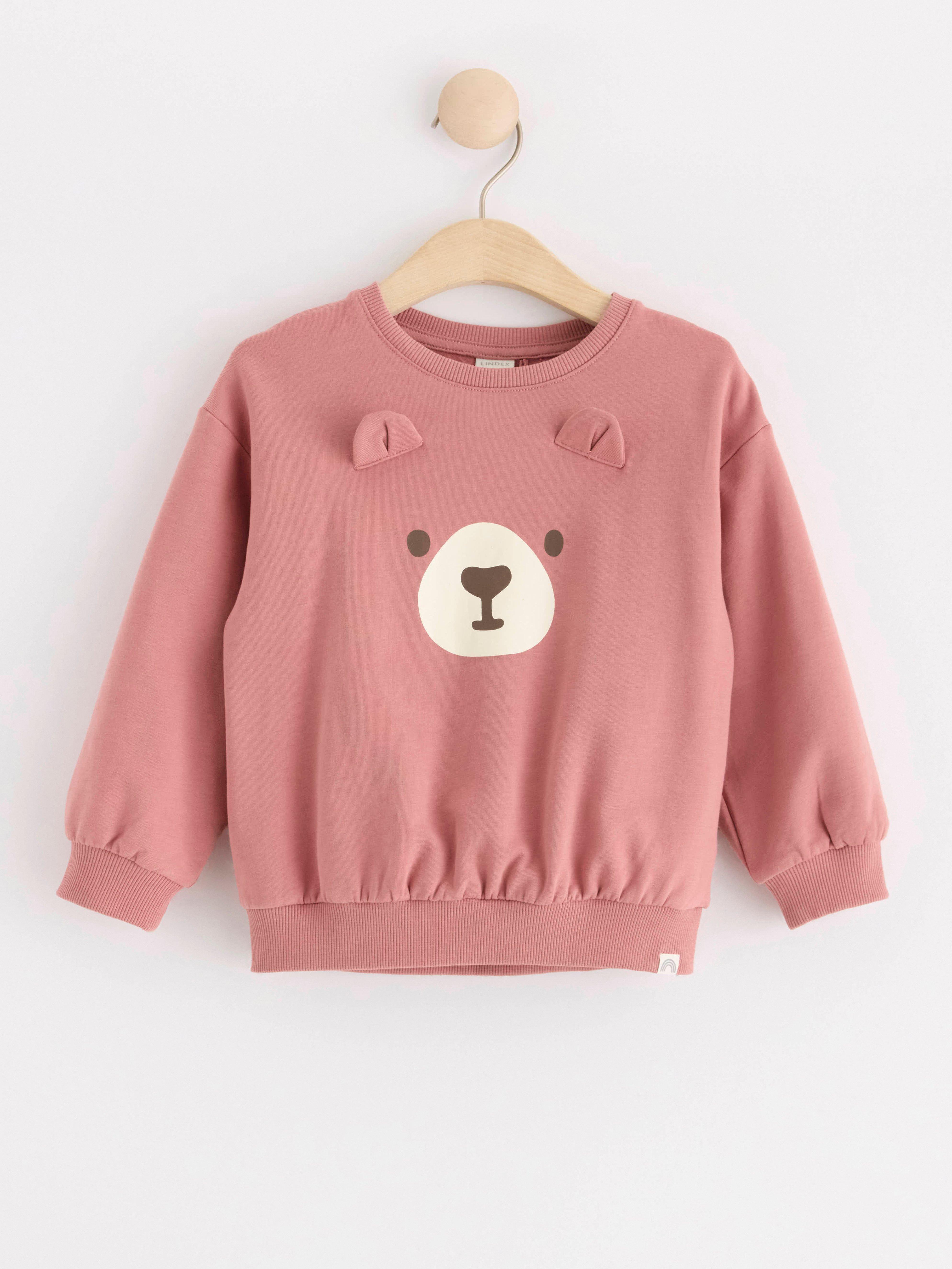 Sweatshirt with animal face Lindex