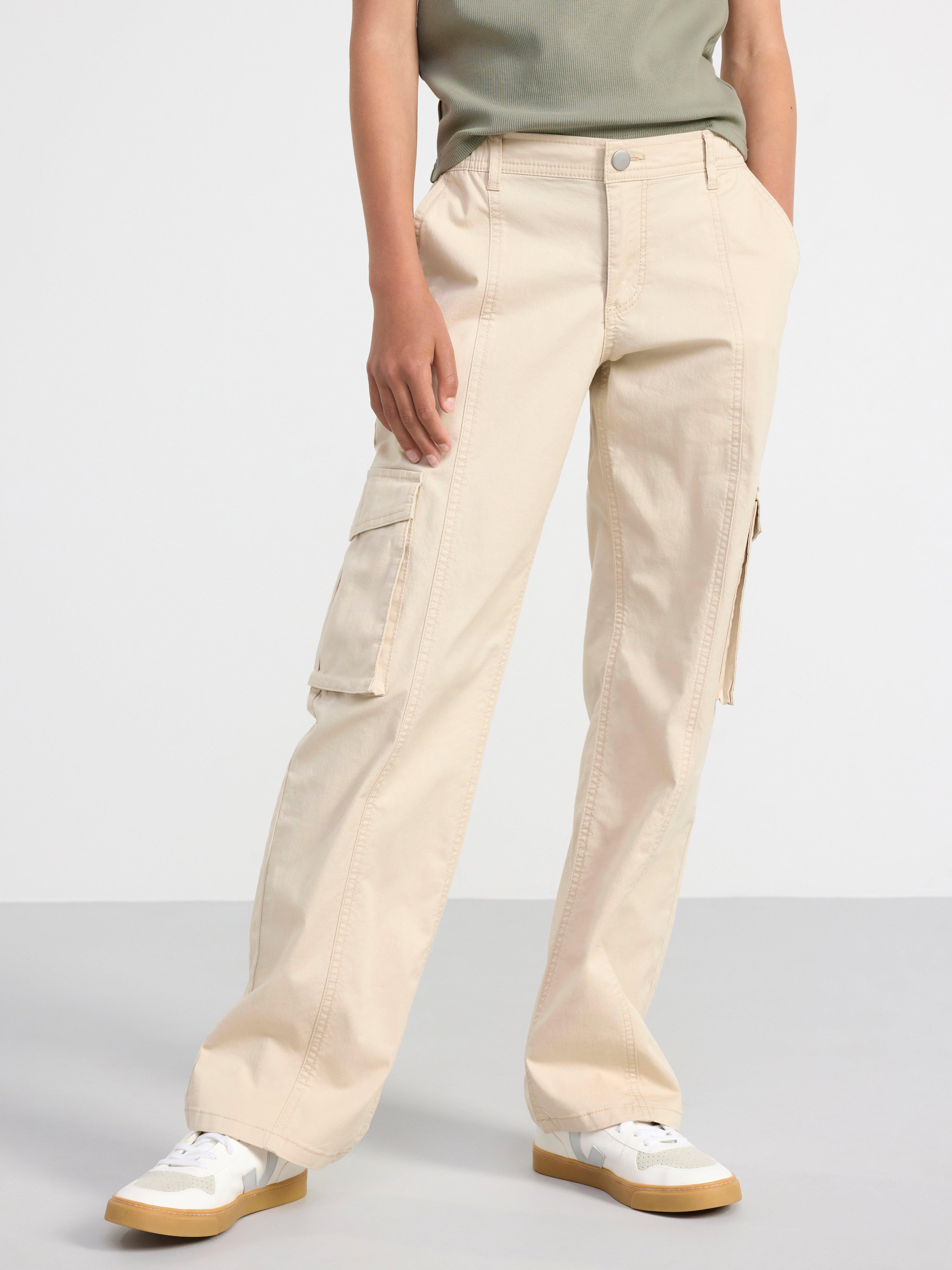 Wide-leg Cargo Pants