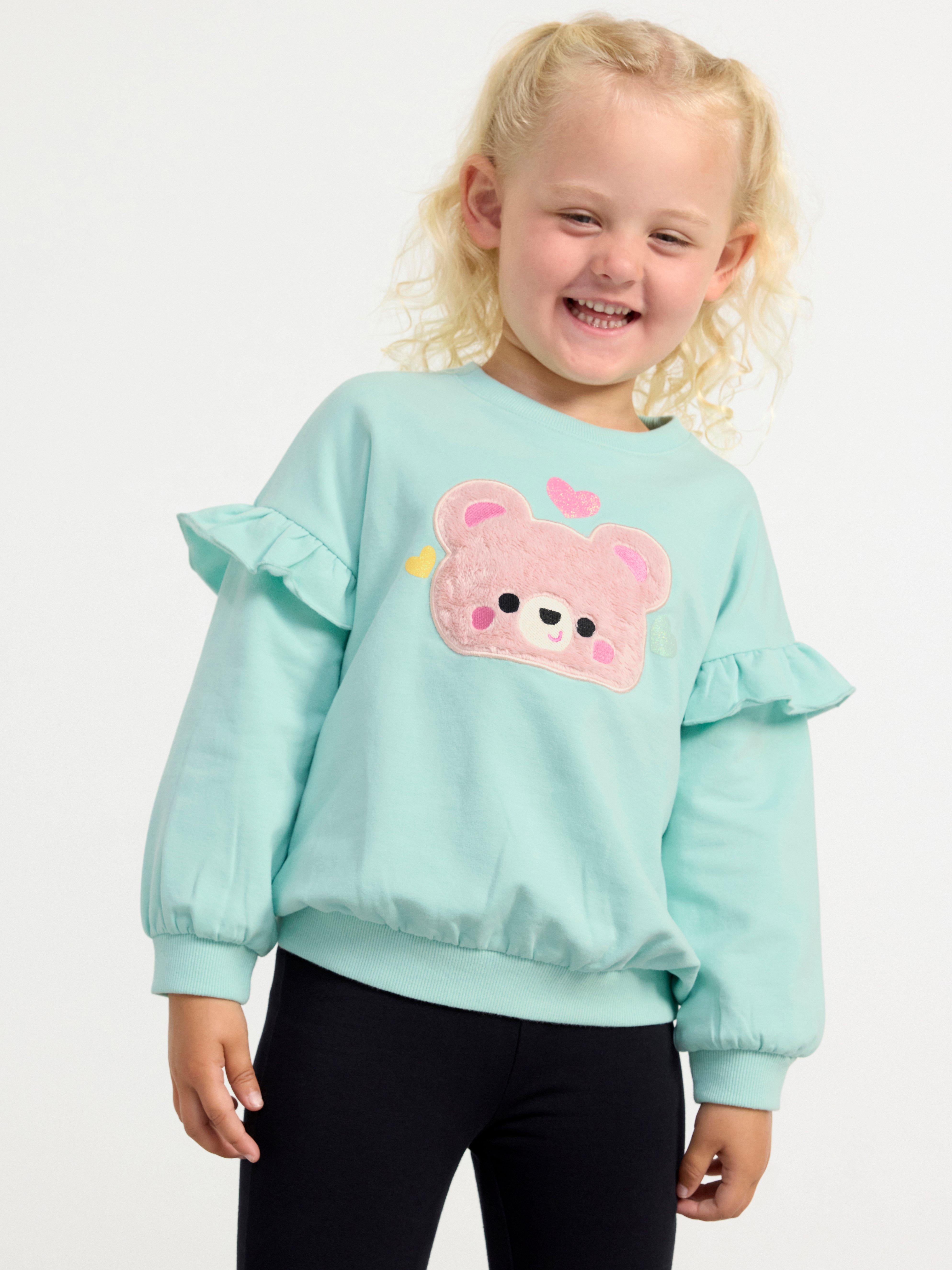 Sweatshirt med applikation