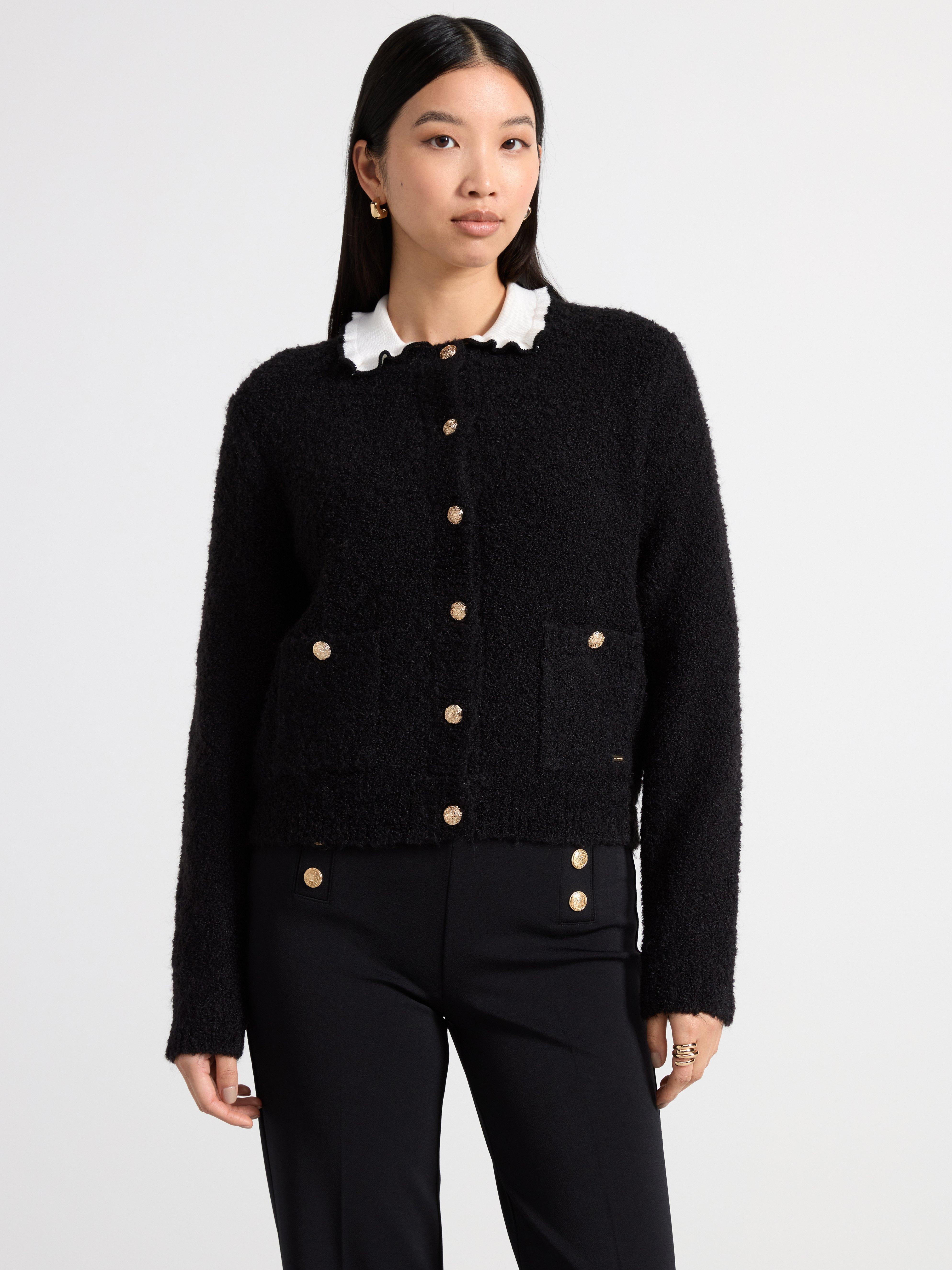 Cardigan stickad