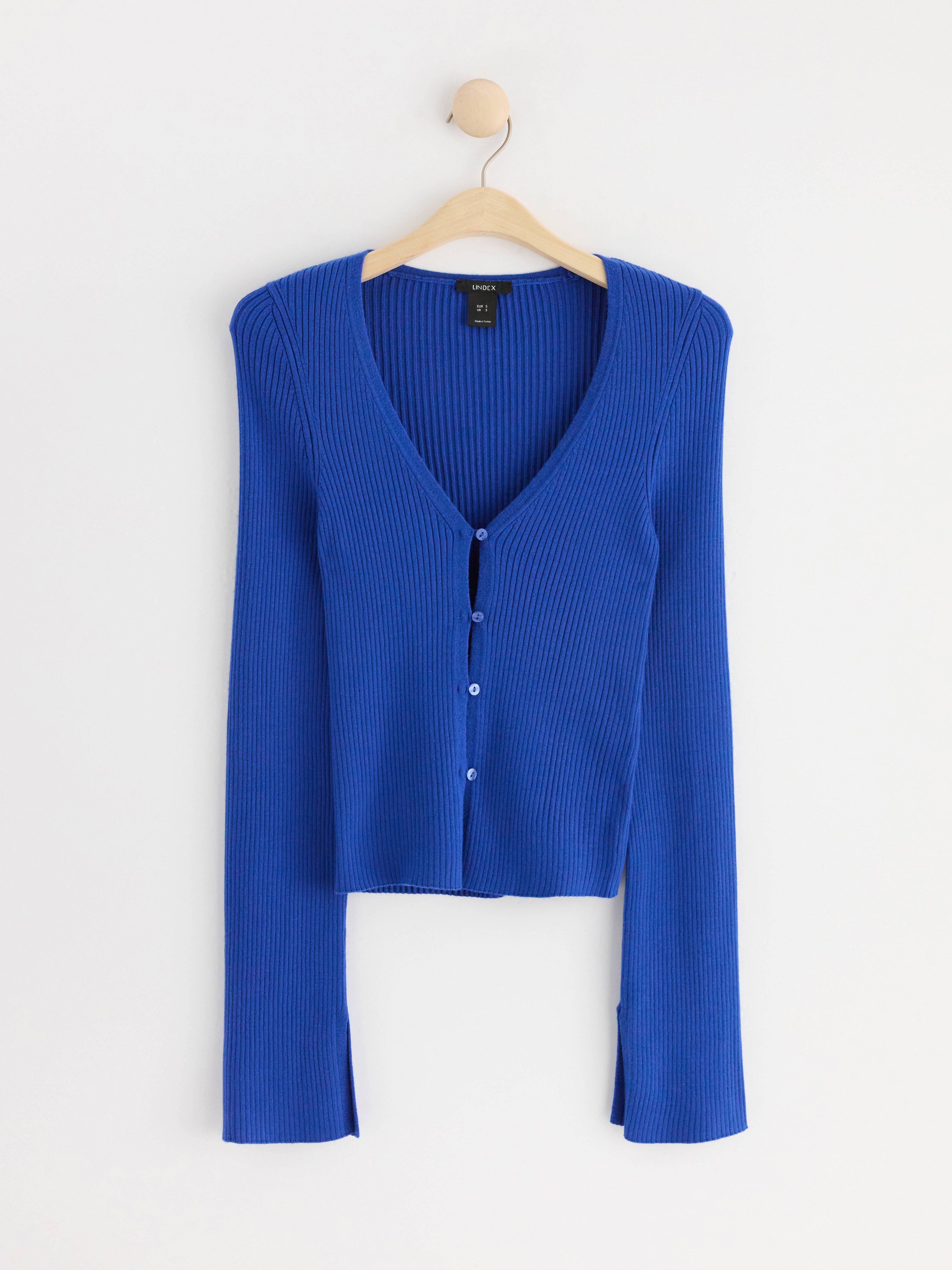 Kardigan - Ženy - Modrá