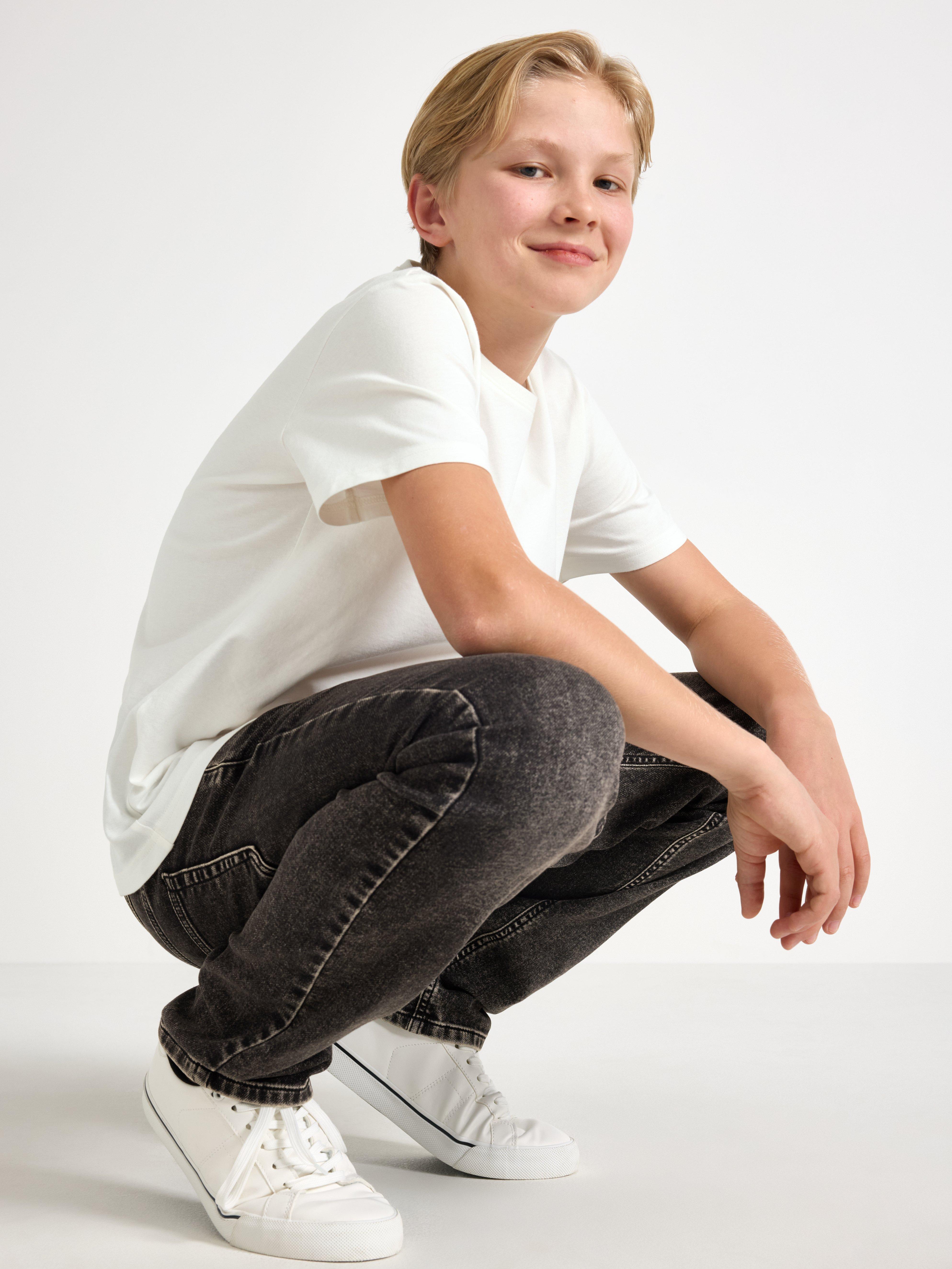 Jeans - Barn - Svart