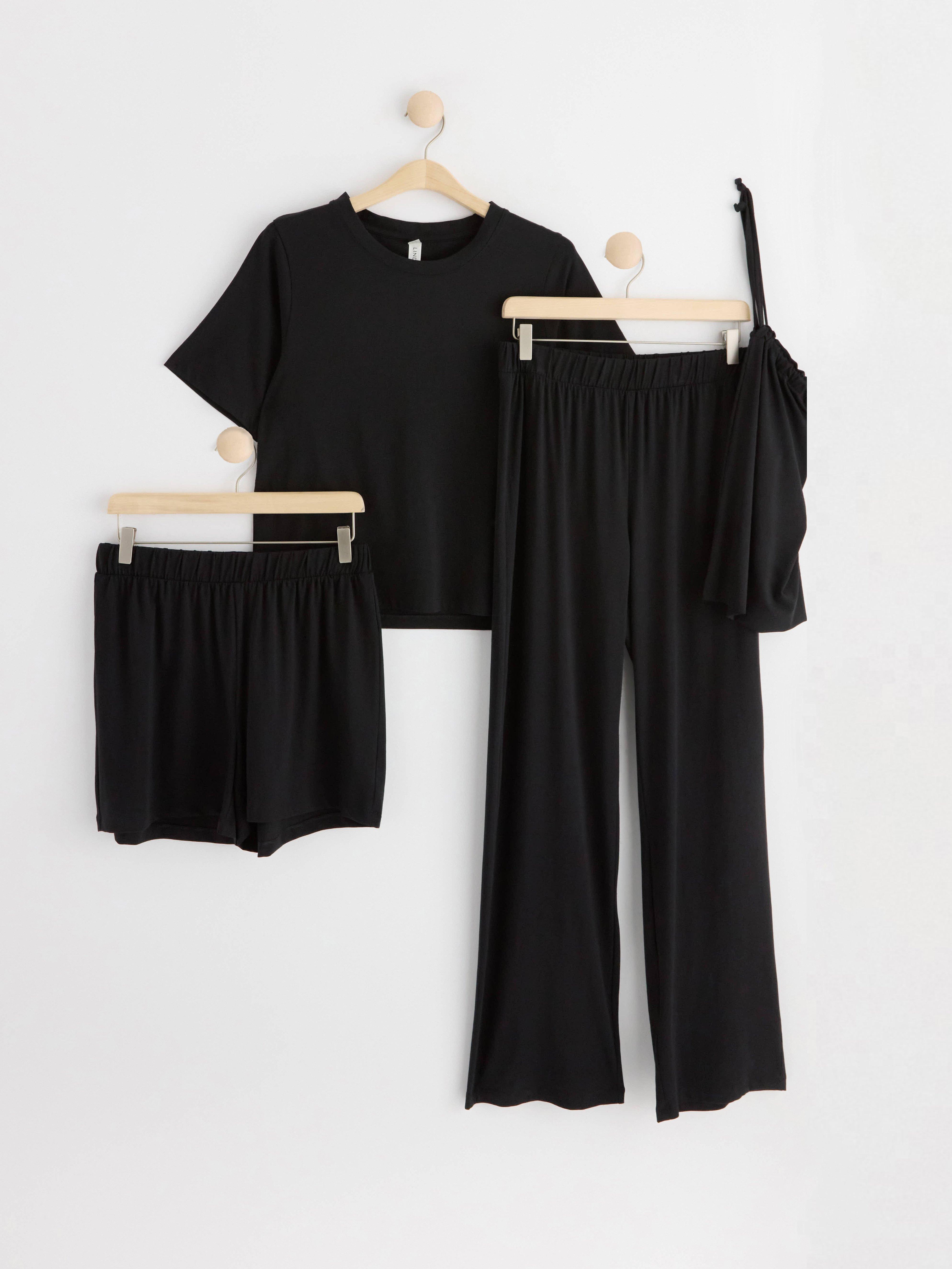 Pyjama Set - Lingerie - Black