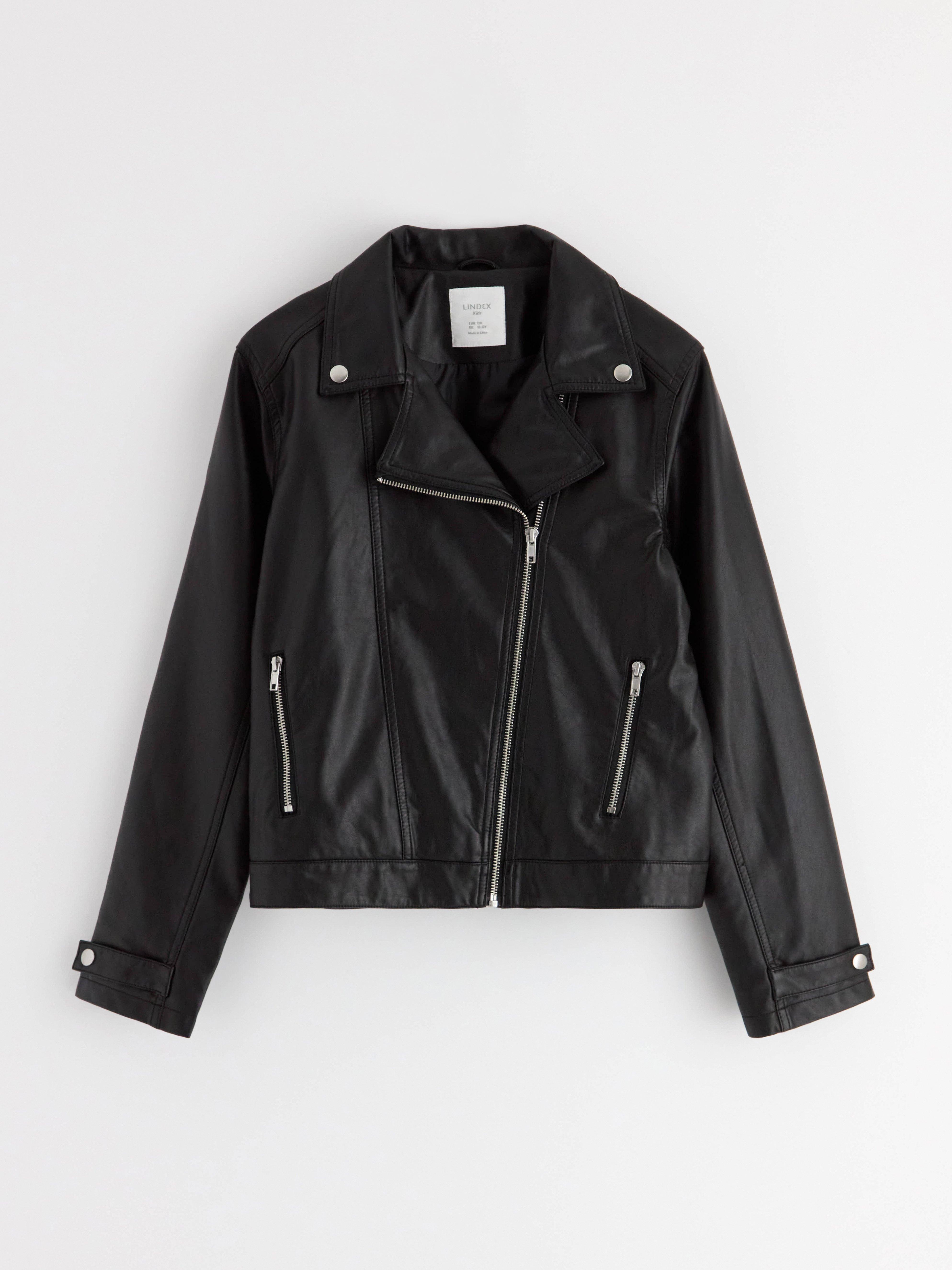 Biker-takki - Lapset - Musta