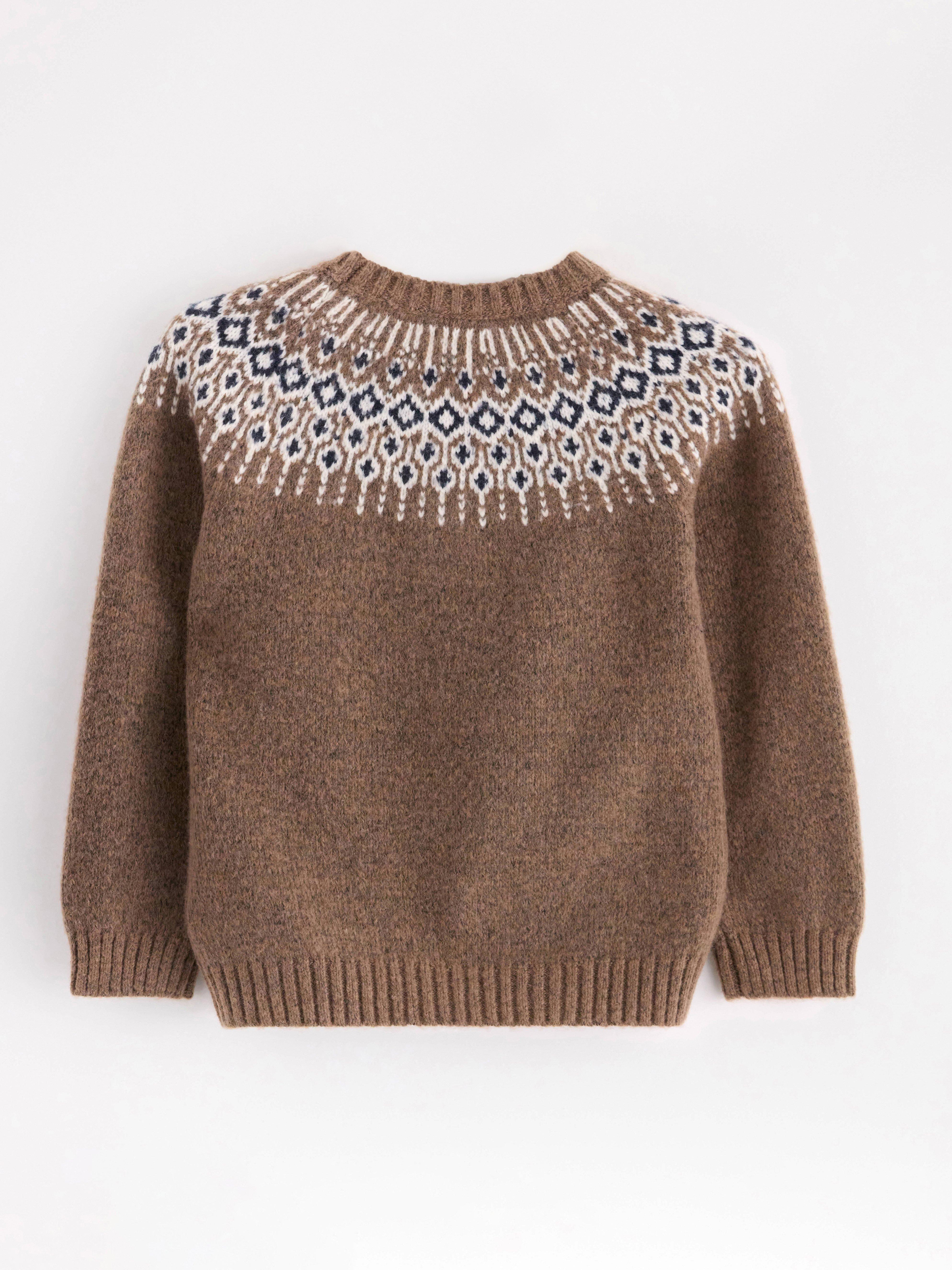 Sweater - Kids Wear - Brown
