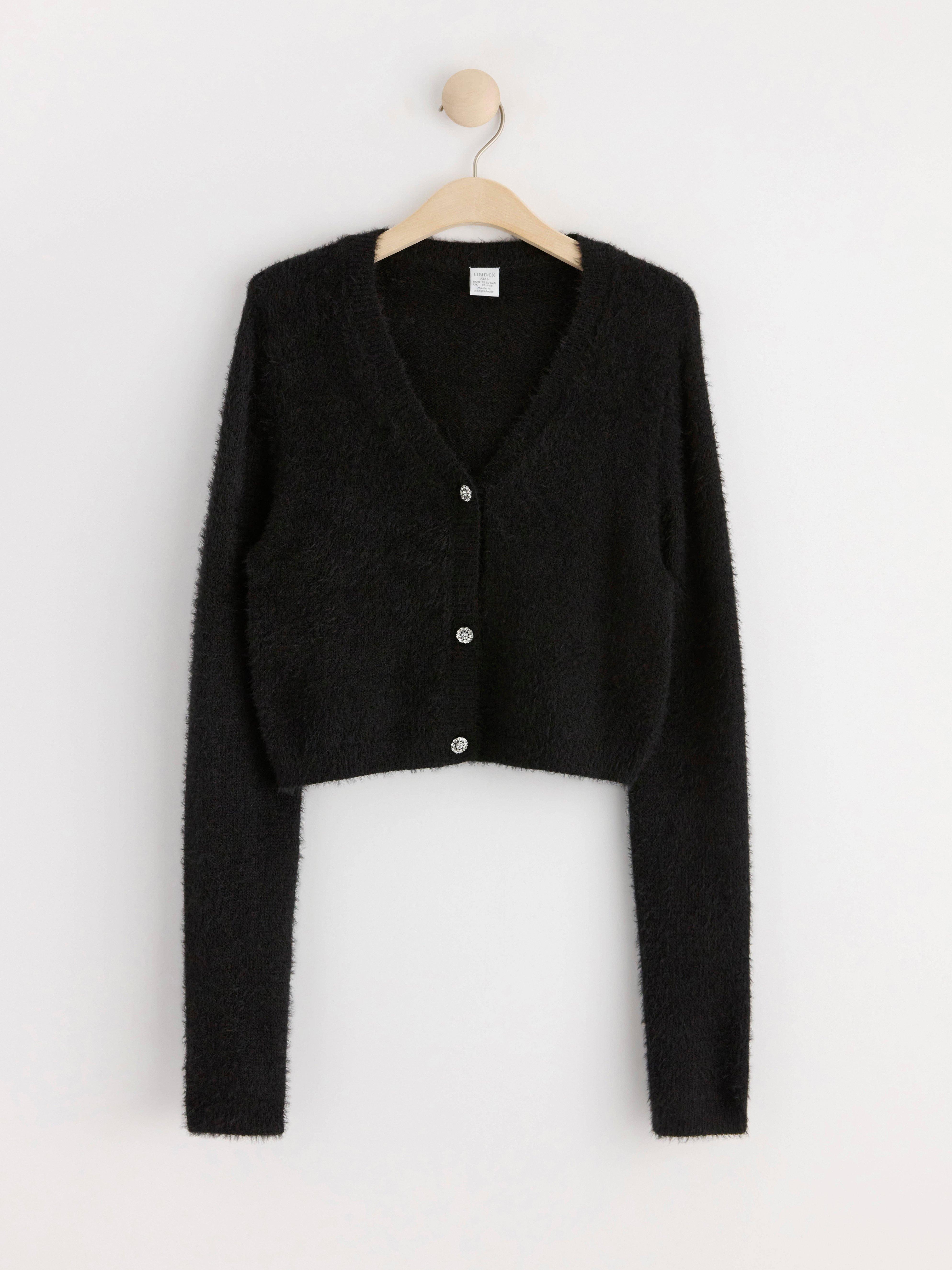 Cardigan - Barn - Svart