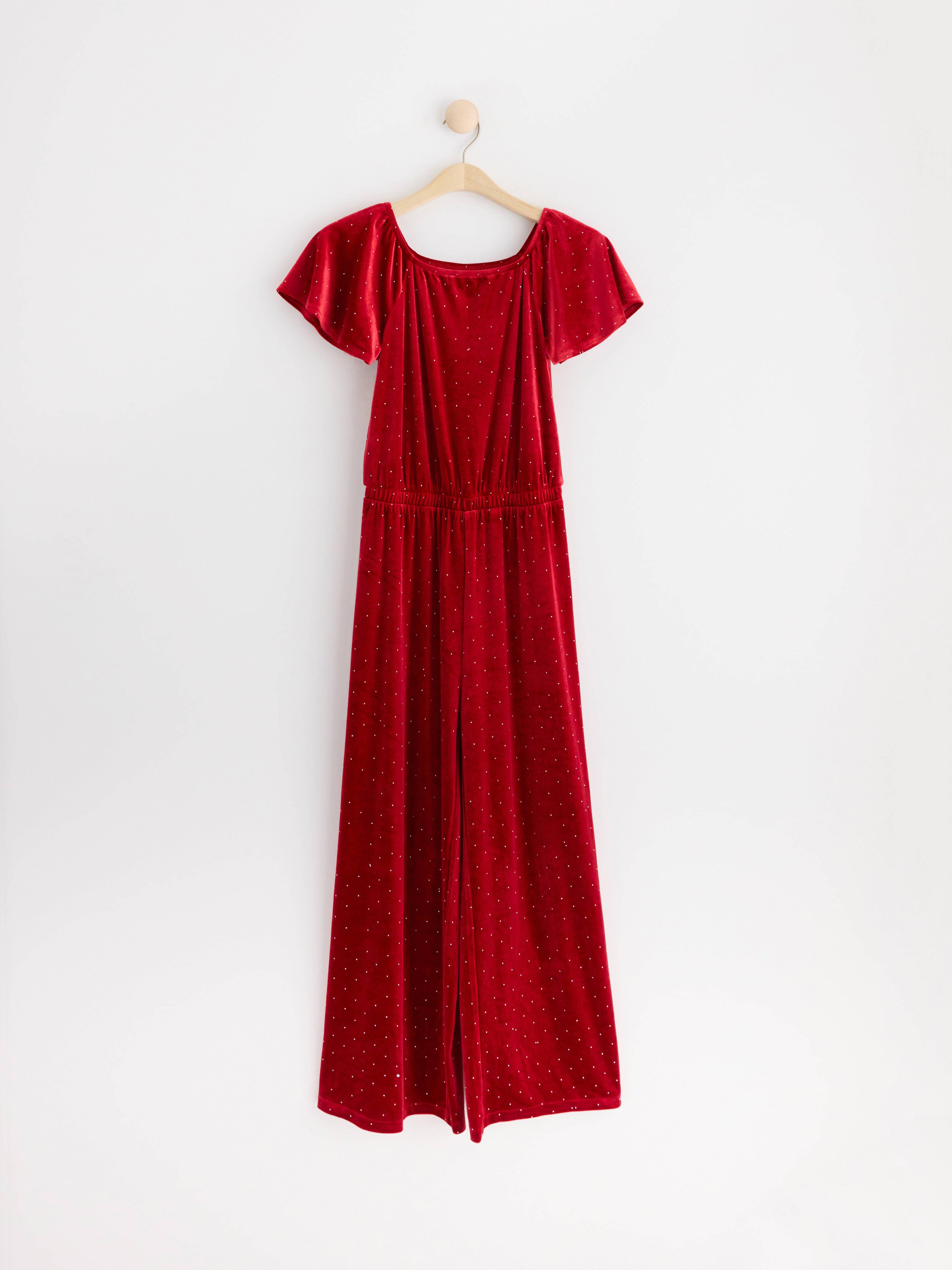 Jumpsuit - Barn - Röd