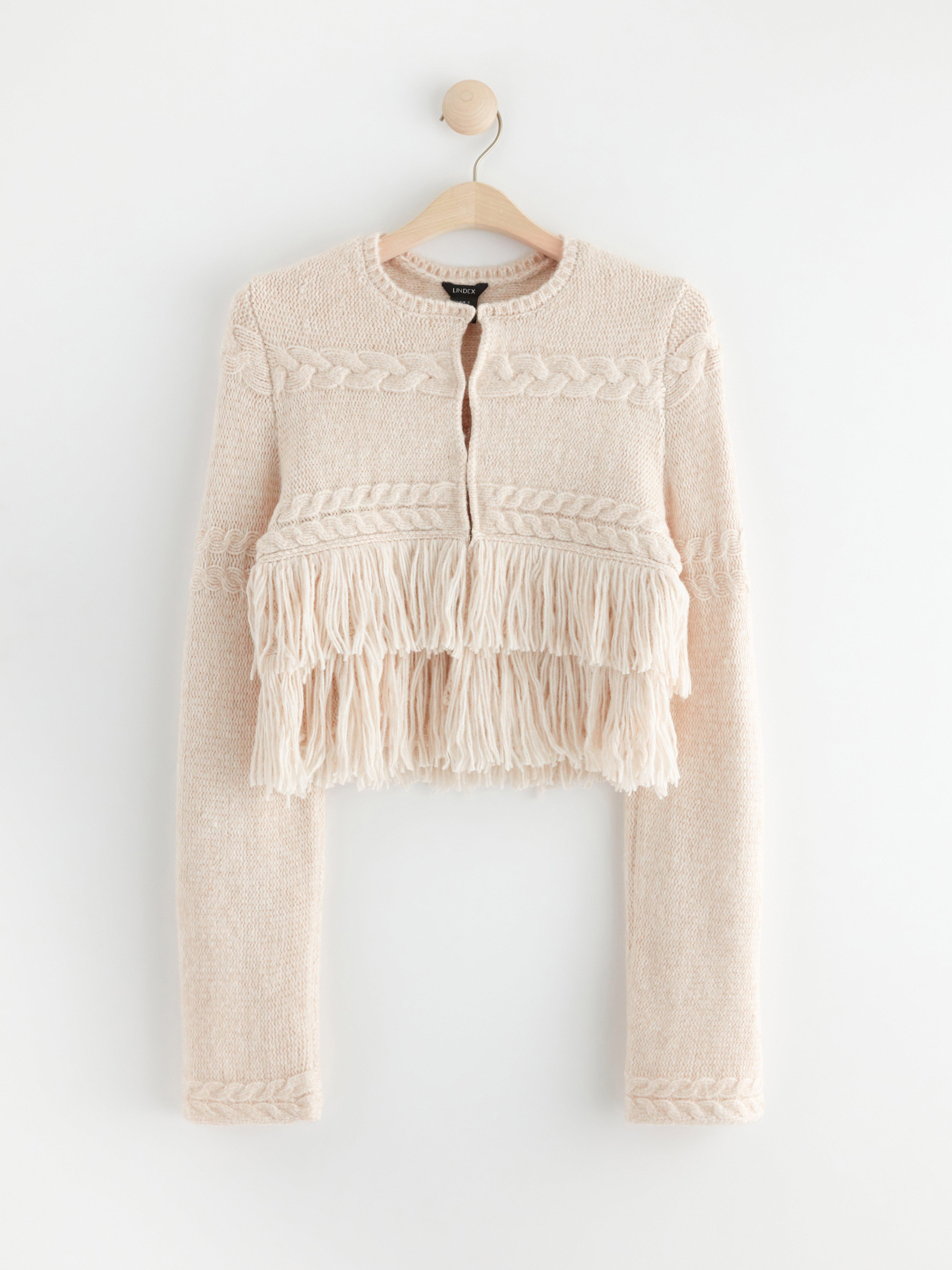 Cardigan - Dam - Beige