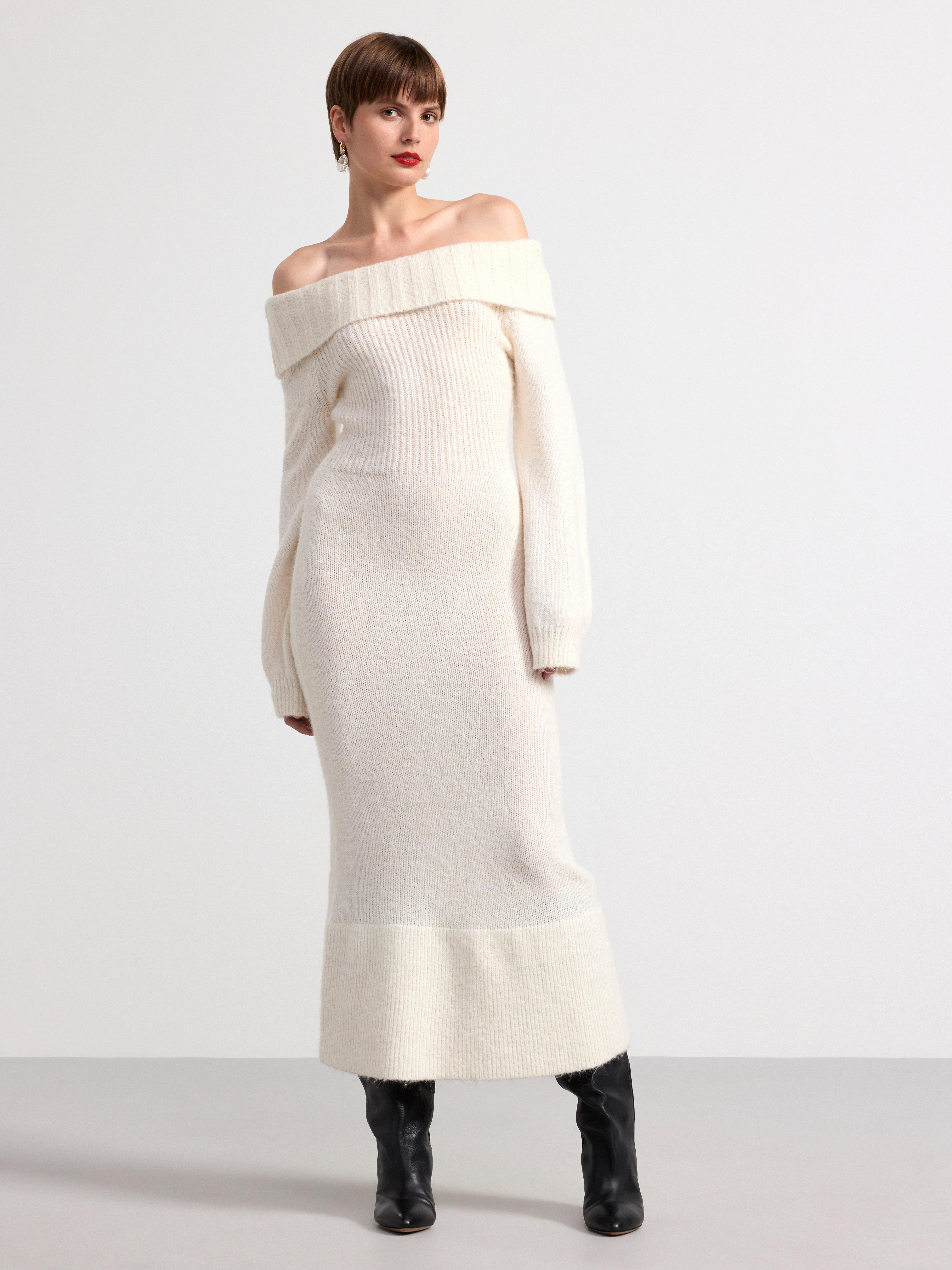 Off white hot sale knit dress