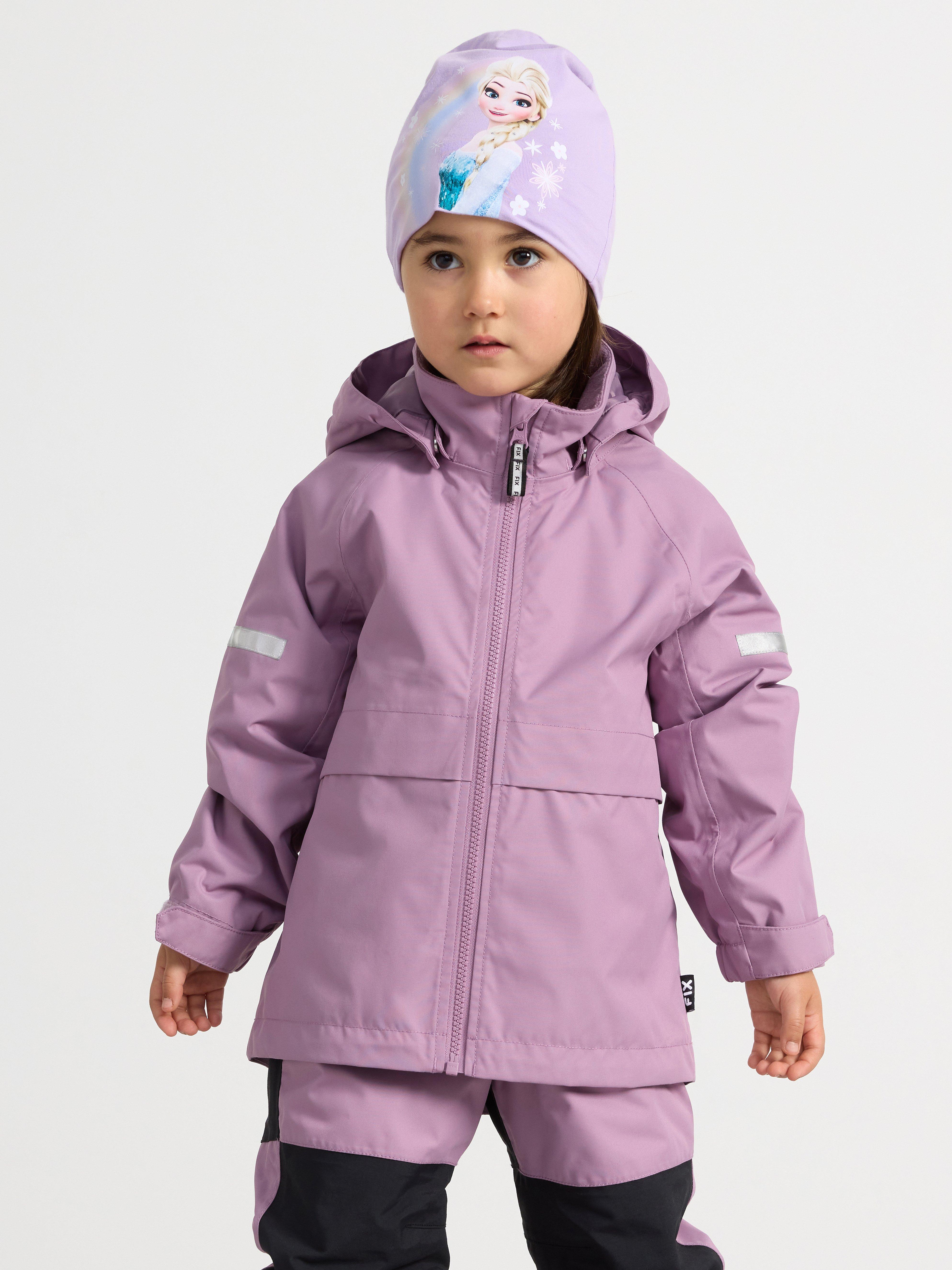 Lilac top waterproof jacket