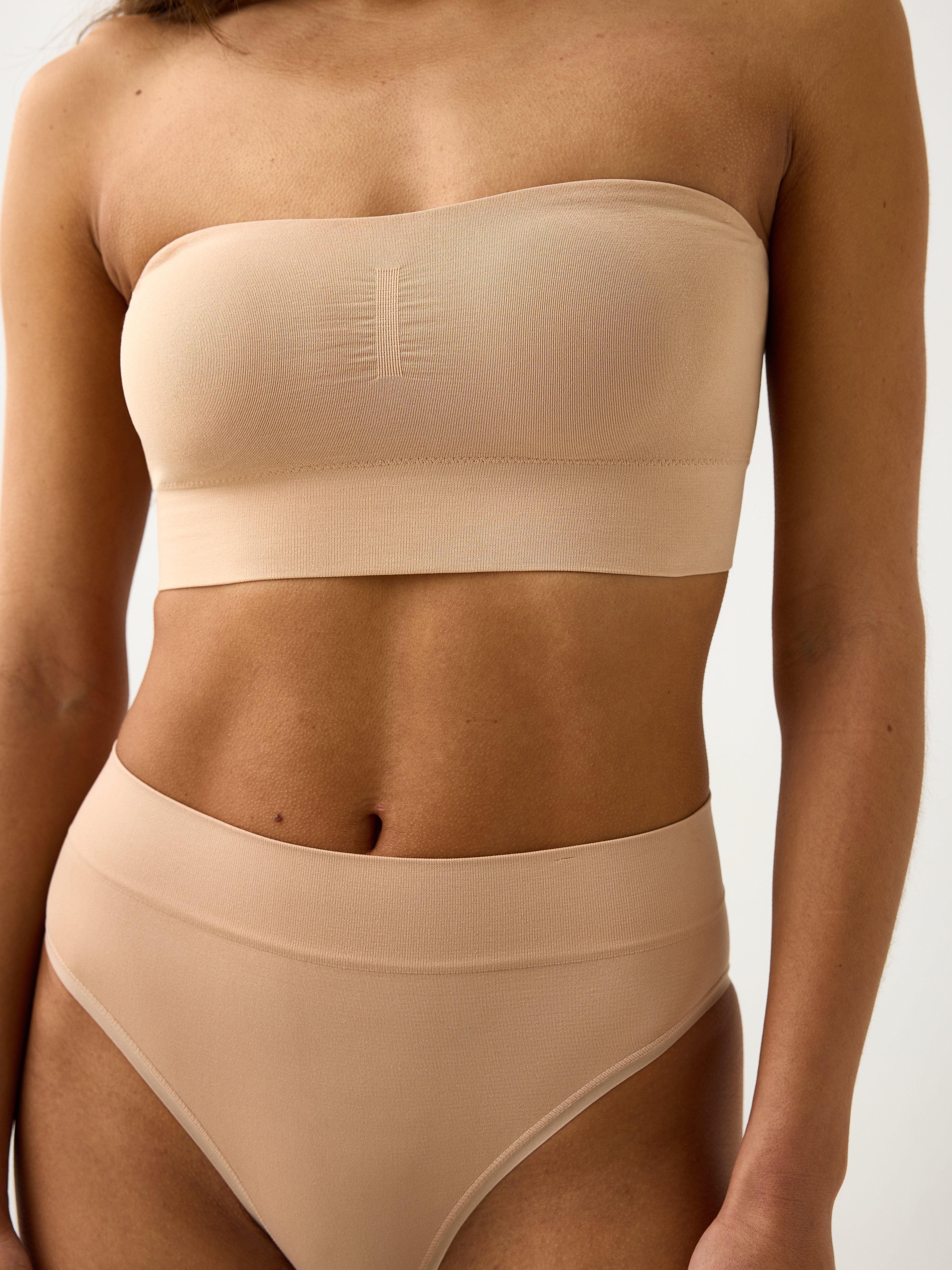 Bandeau-bh - Underkläder - Beige