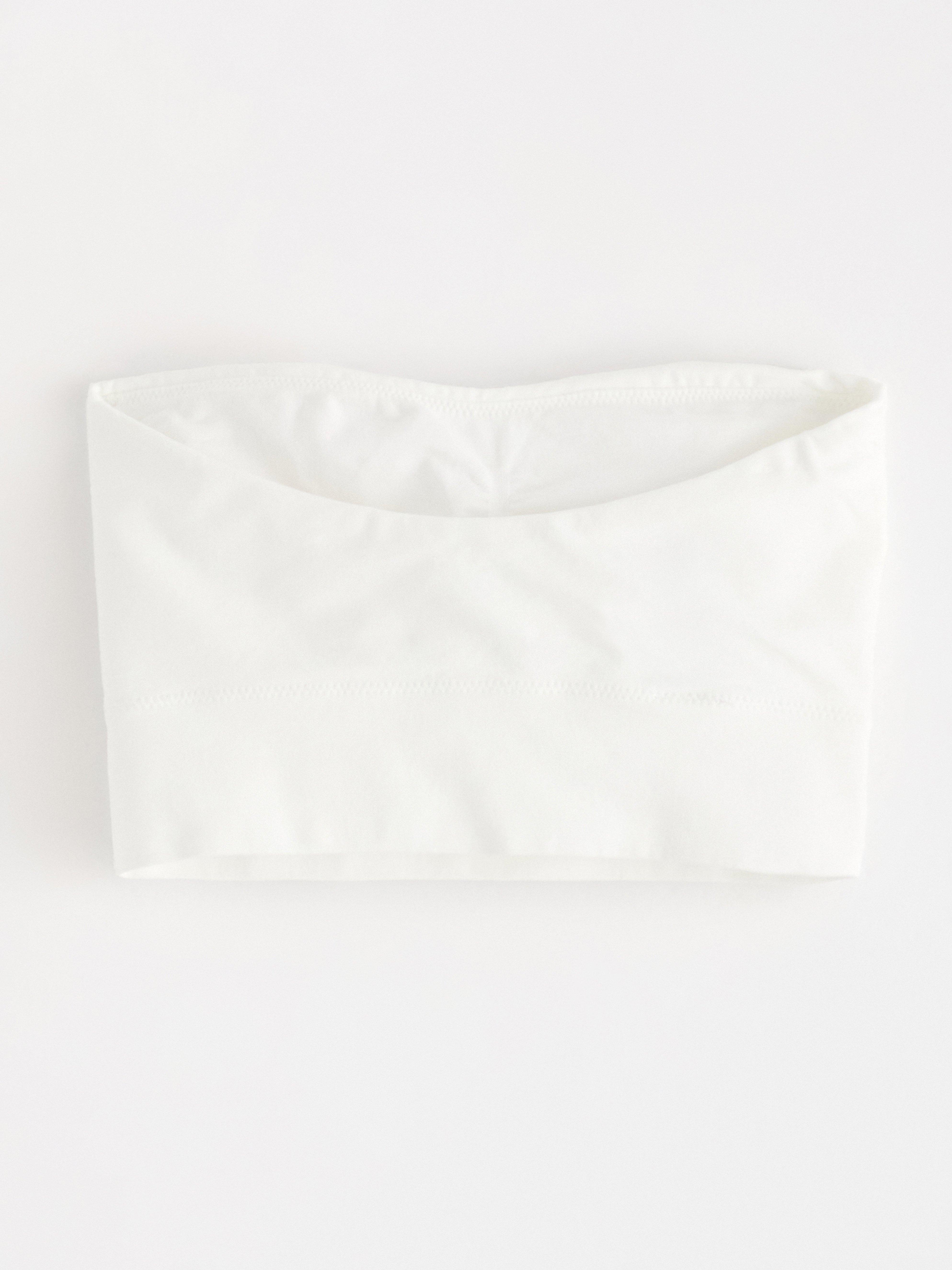 Bandeau Bra - Lingerie - White
