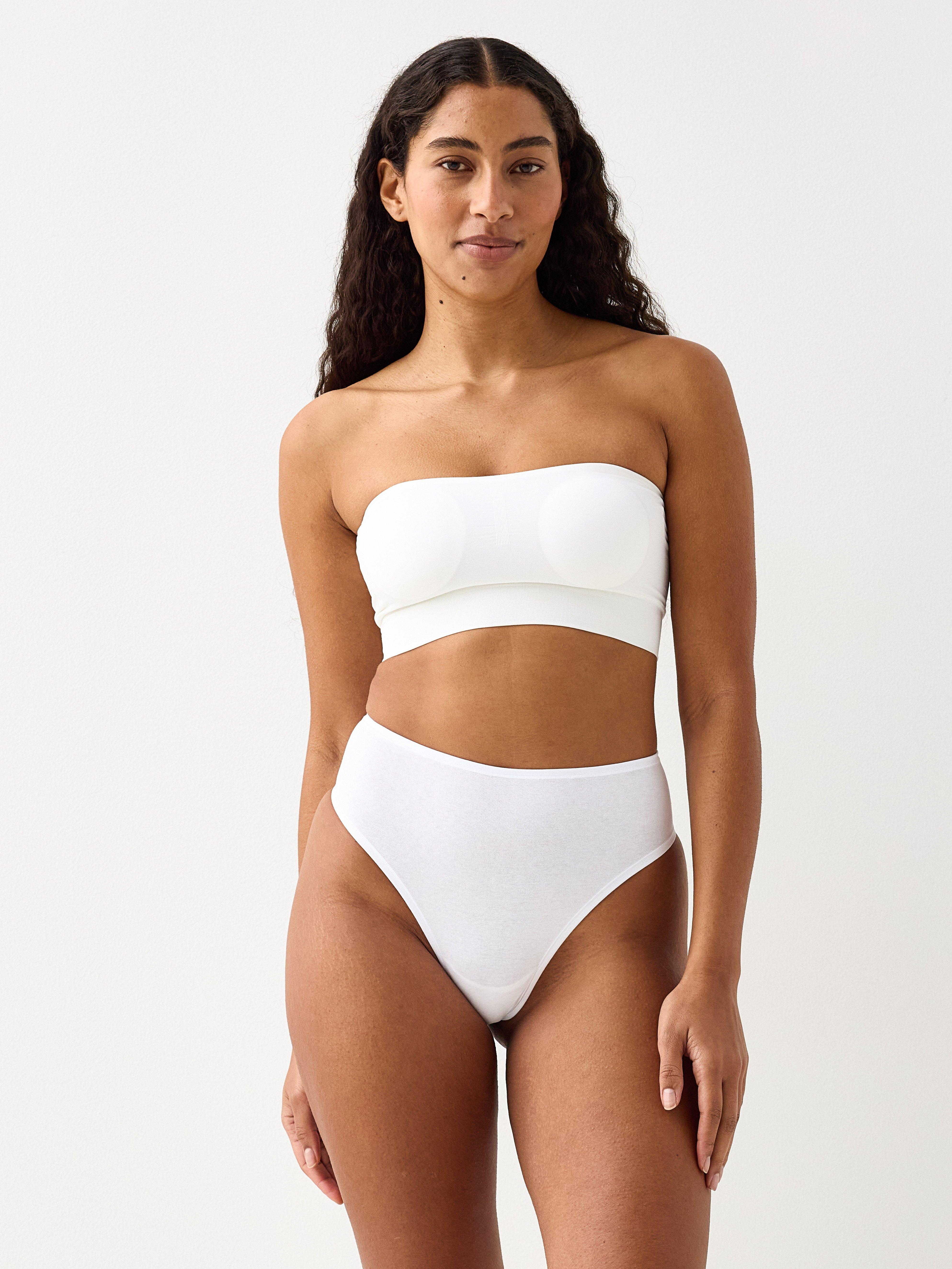 Bandeau-BH - Undertøy - Hvit