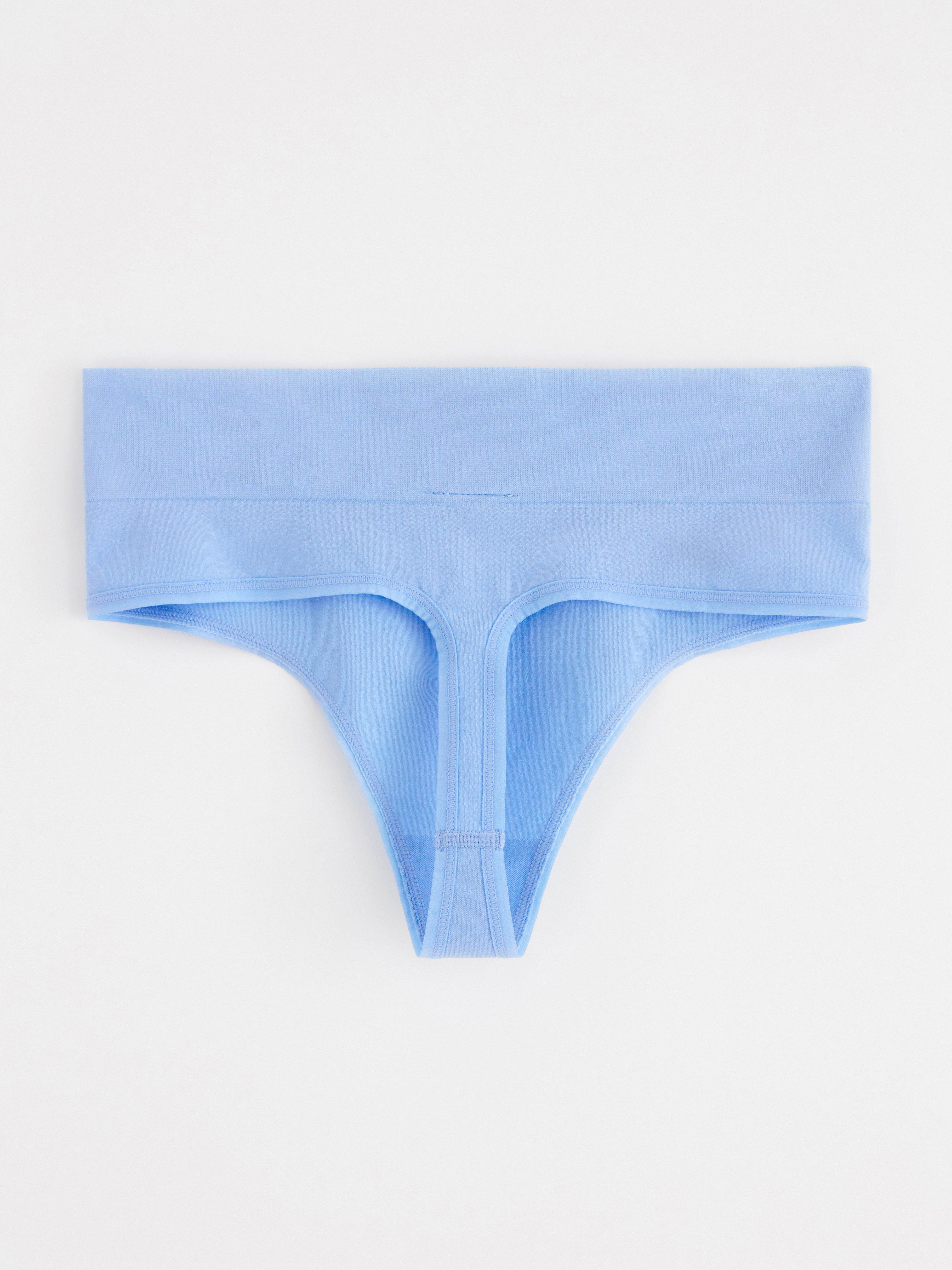 Thong High - Lingerie - Blue