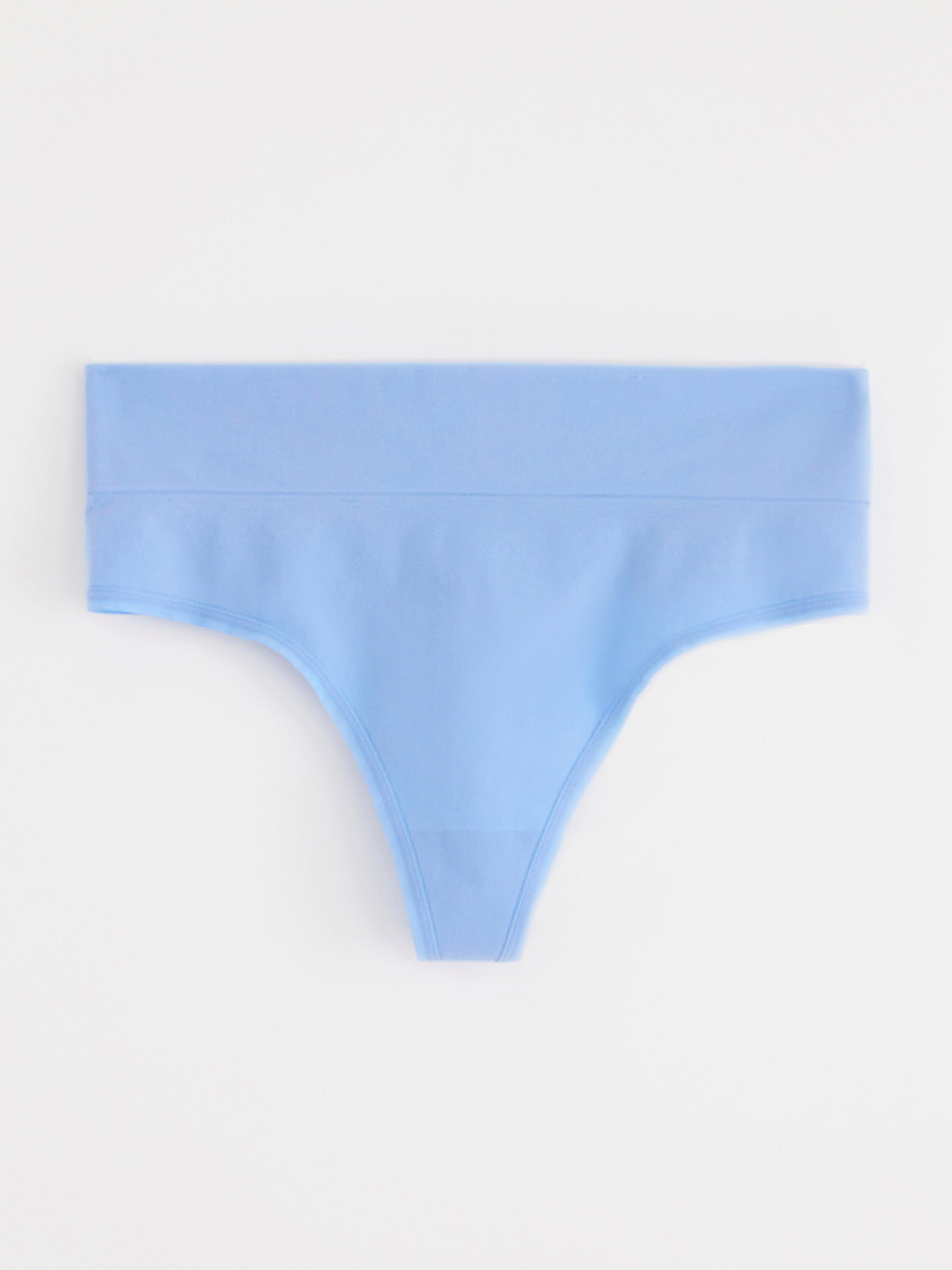 Thong High - Lingerie - Blue
