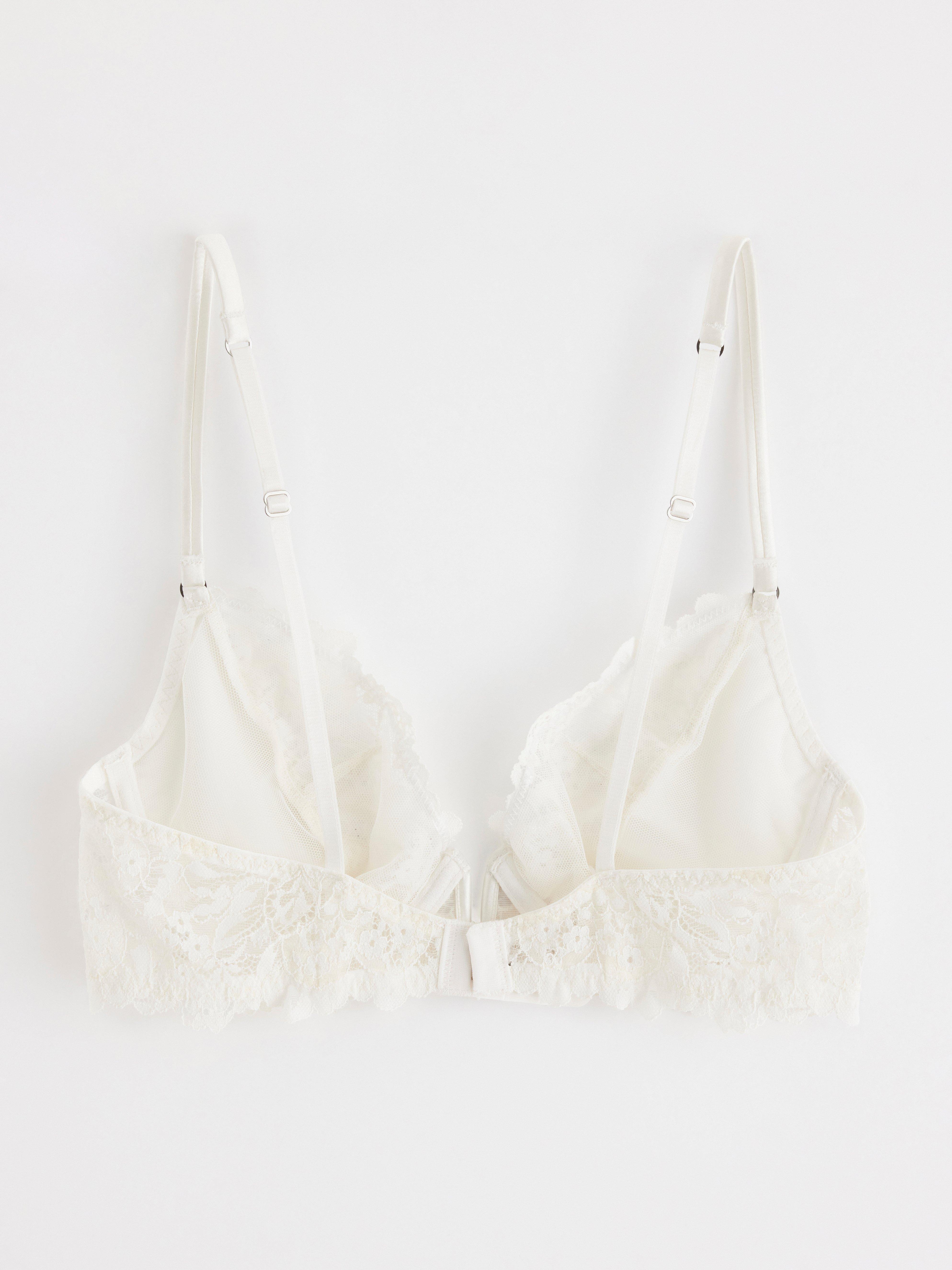 Unpadded Bra - Lingerie - White