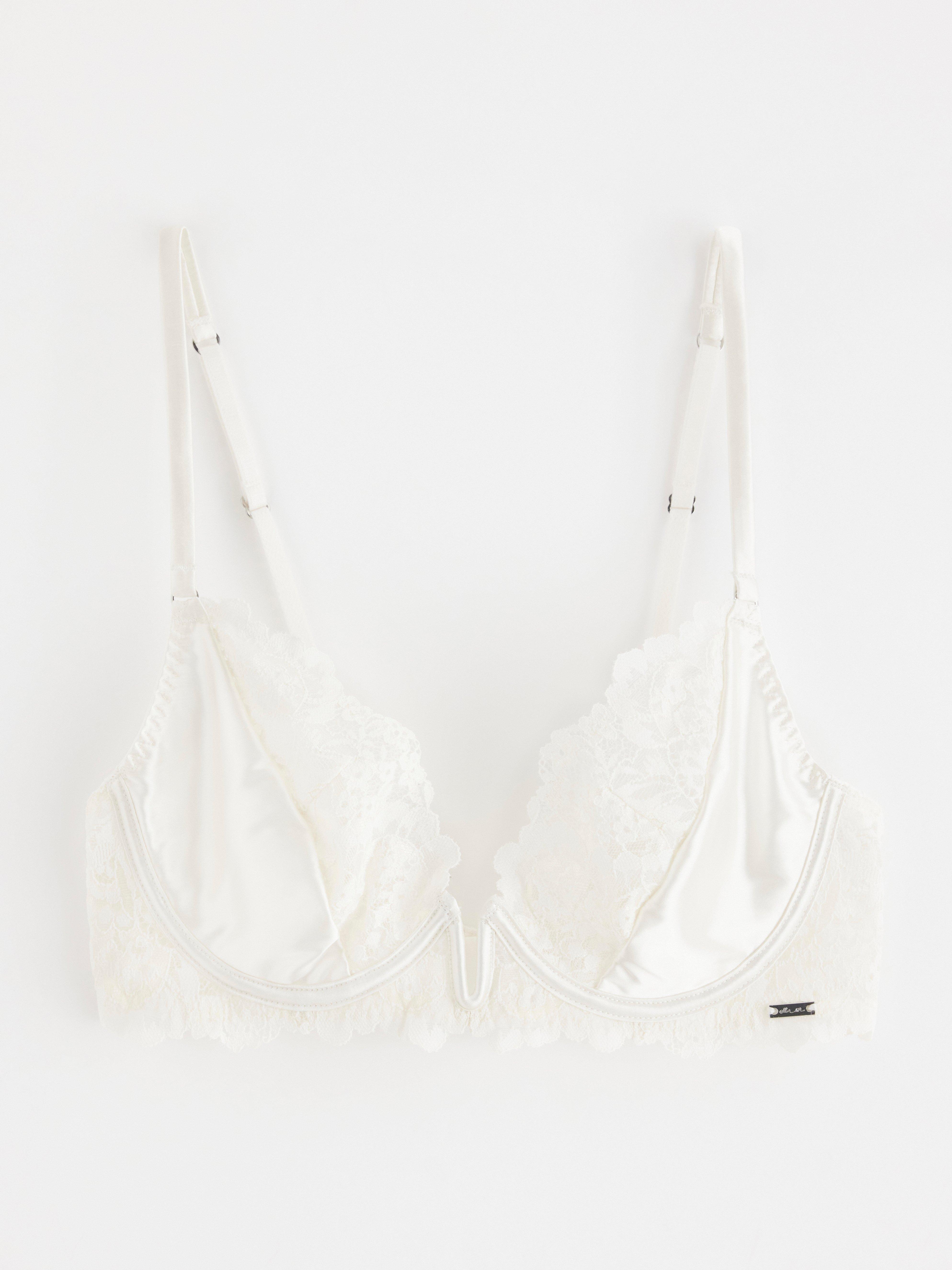 Unpadded Bra - Lingerie - White