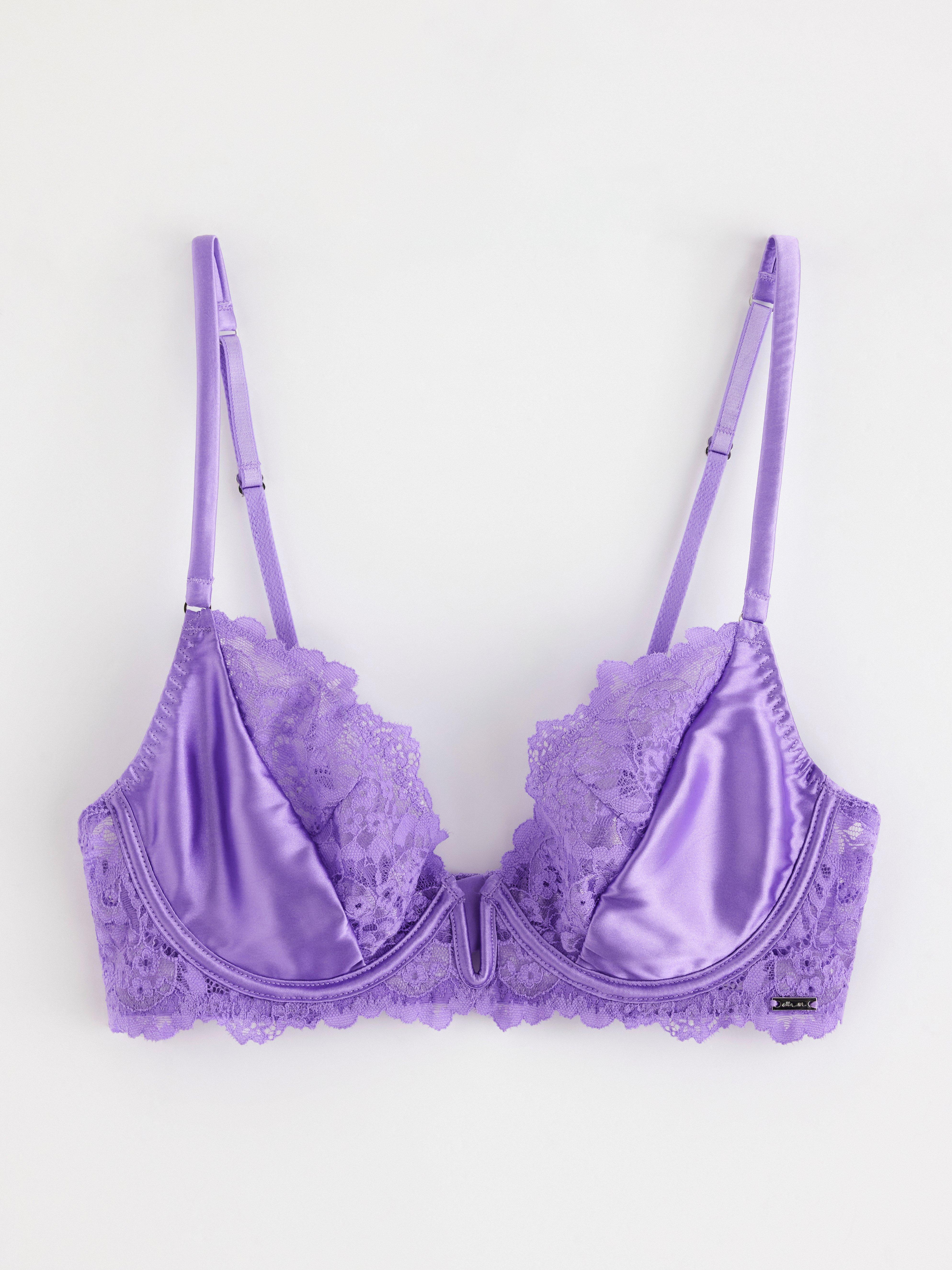Unpadded Bra - Lingerie - Lilac