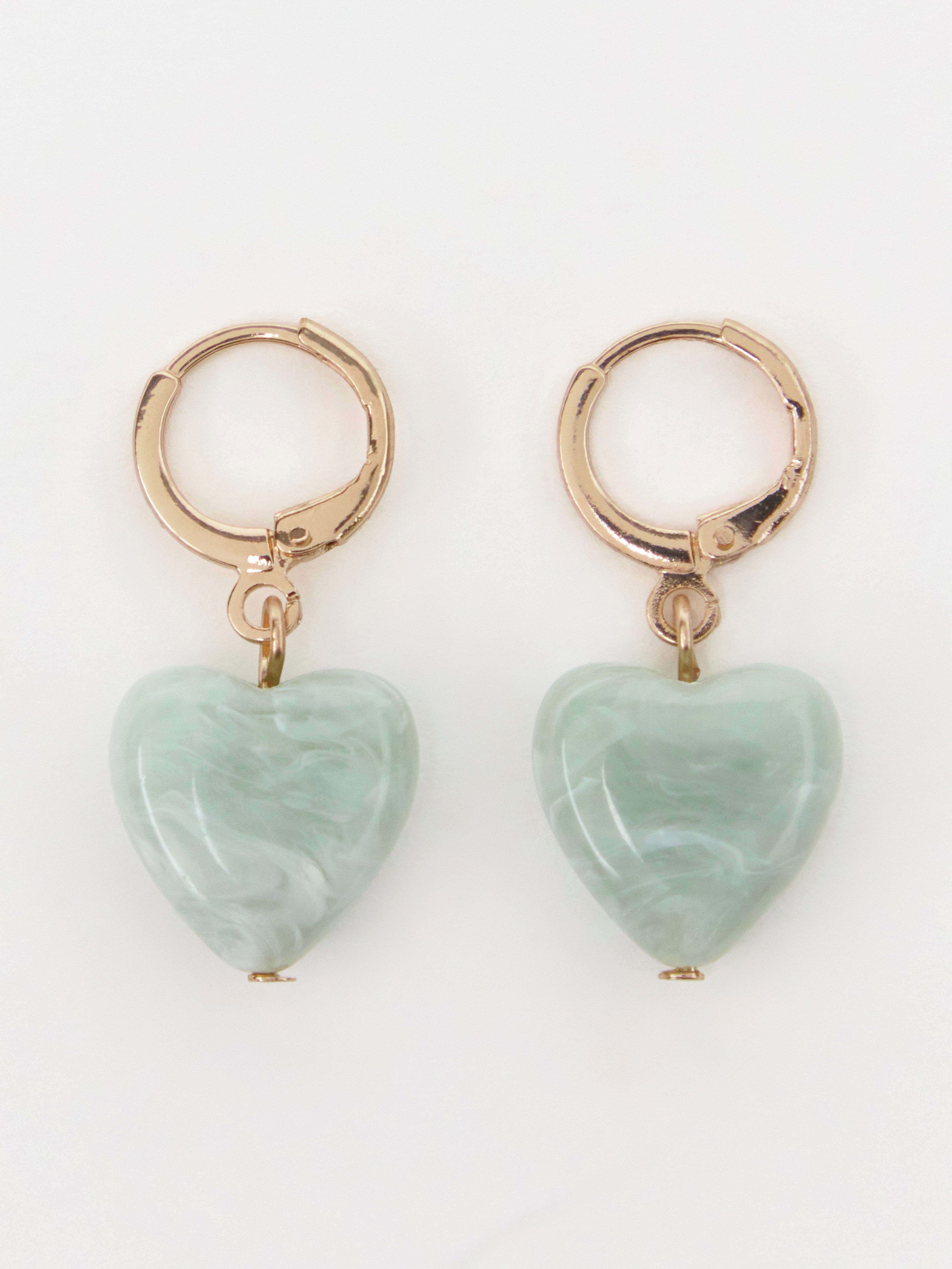 Øredobber - Dame - Grønn