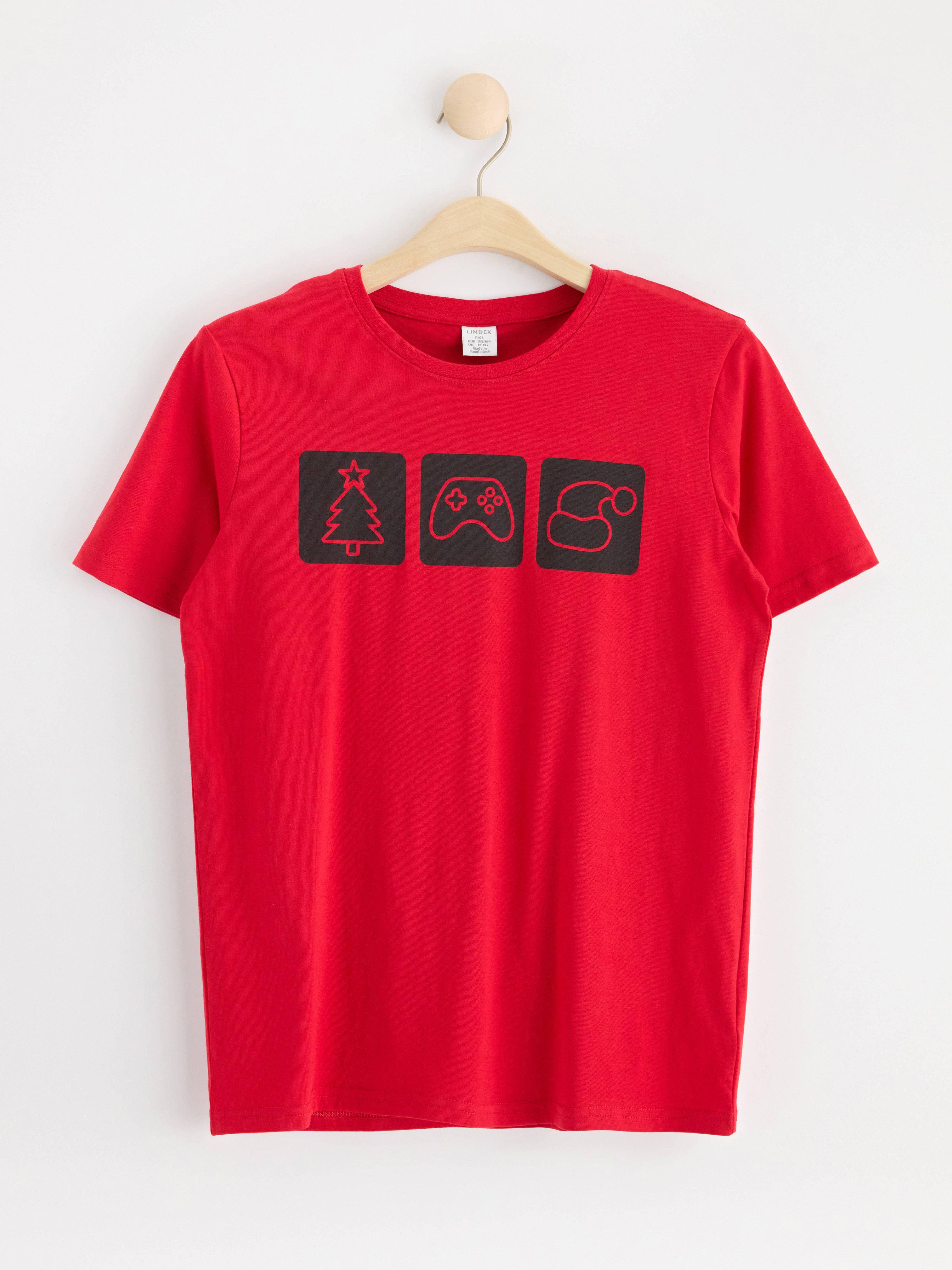 T-shirt - Barn - Rød