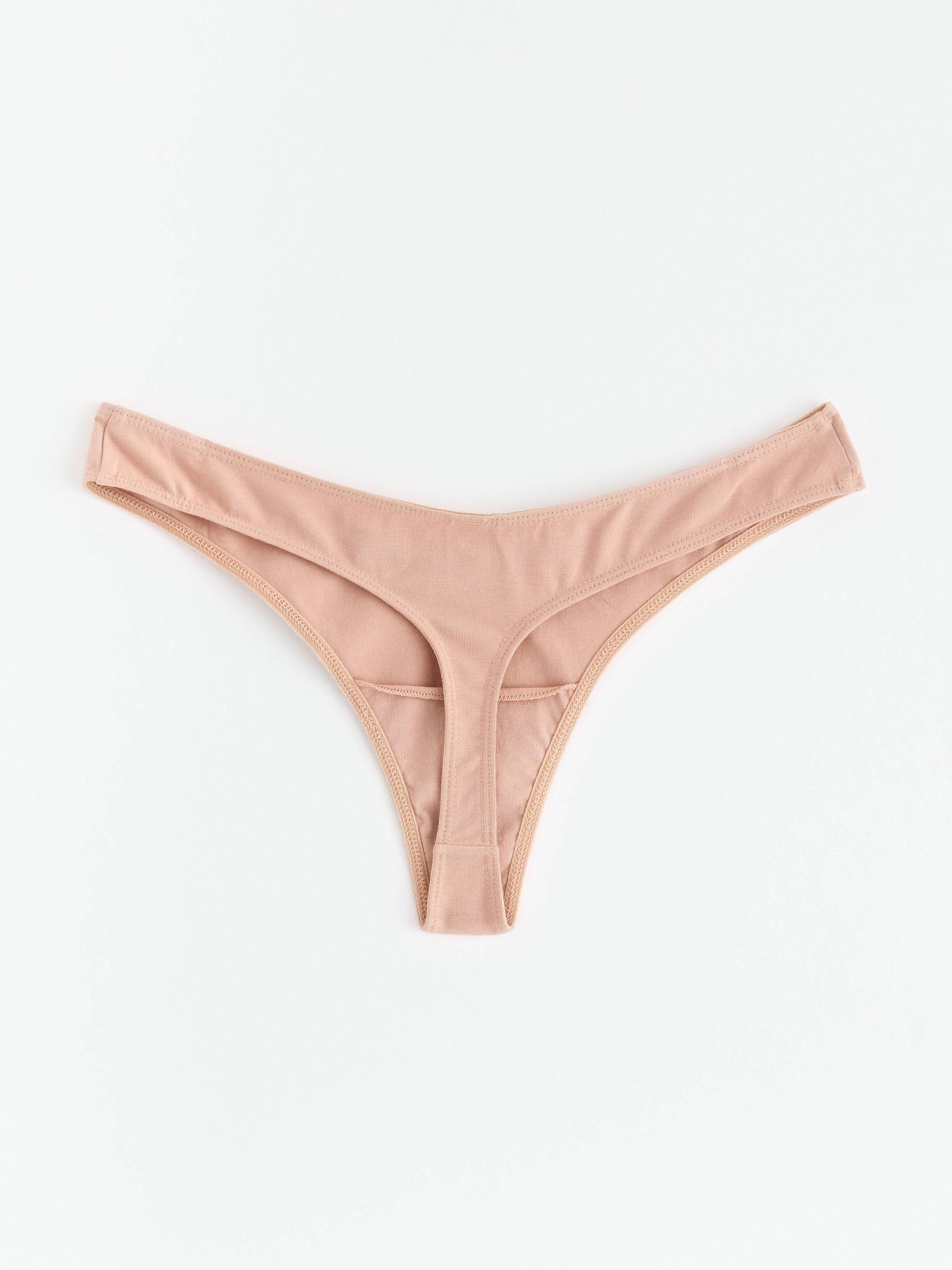 Thong Low - Lingerie - Beige