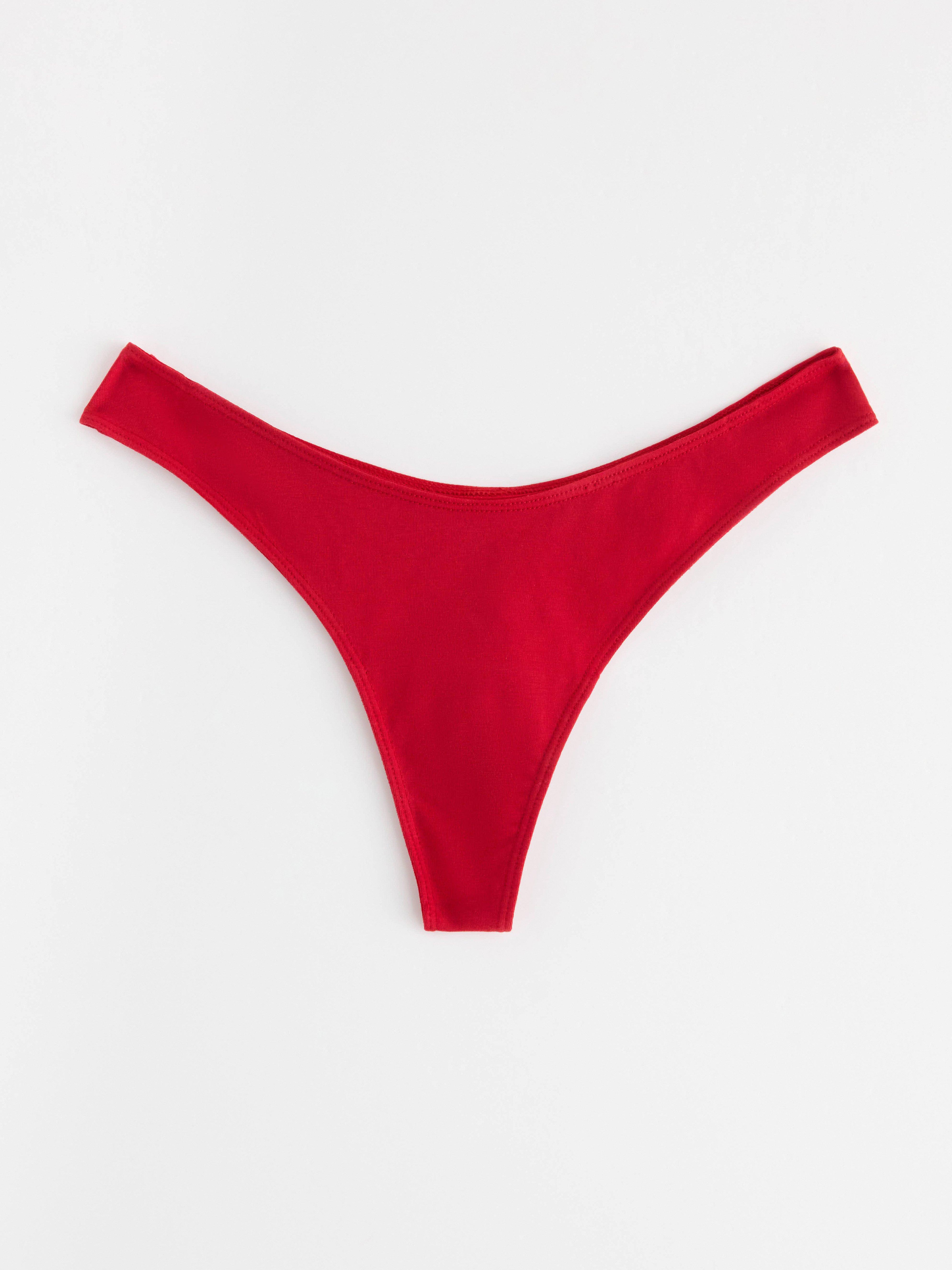 Thong Low - Lingerie - Red