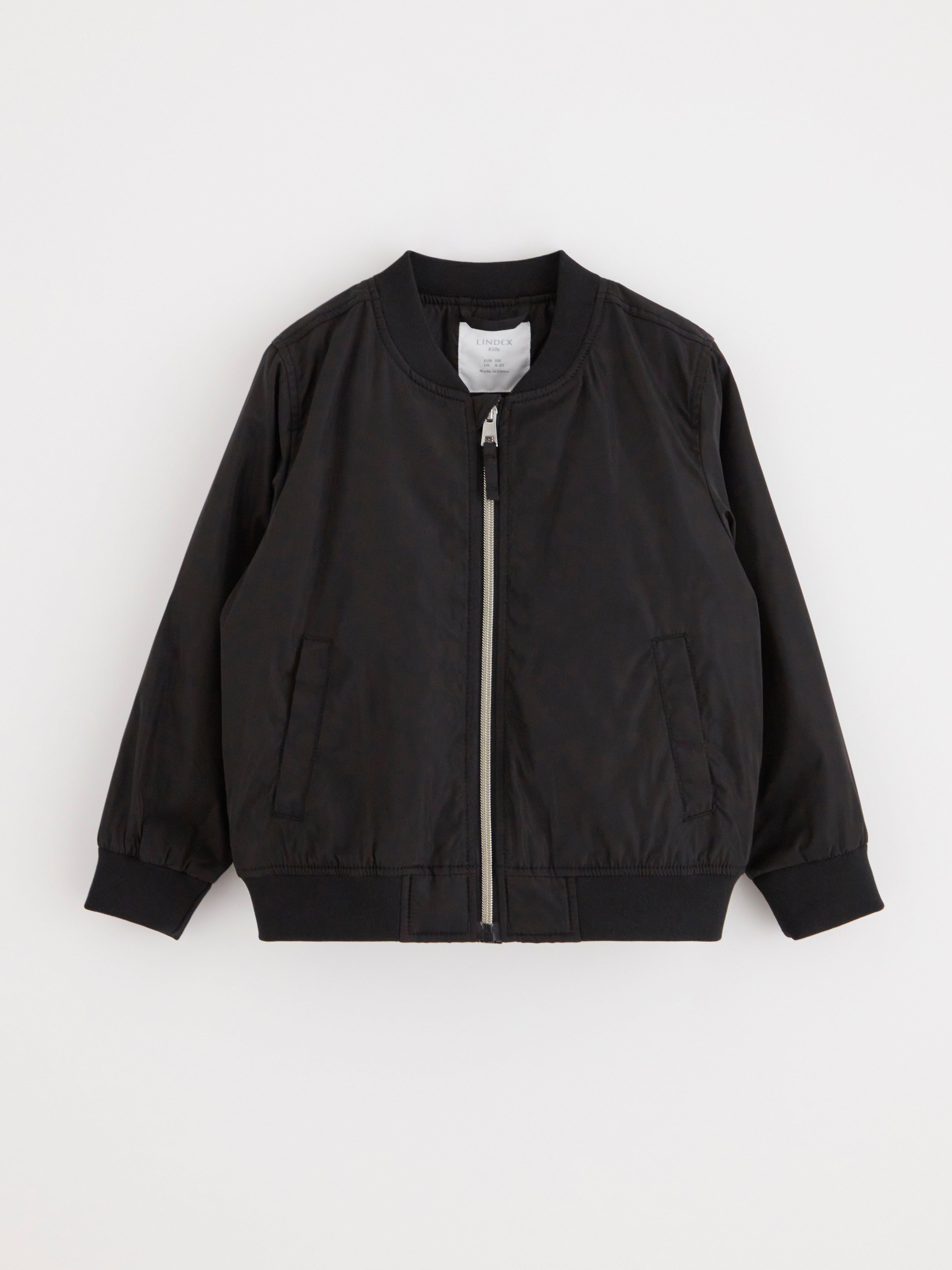 Bomber-takki - Lapset - Musta