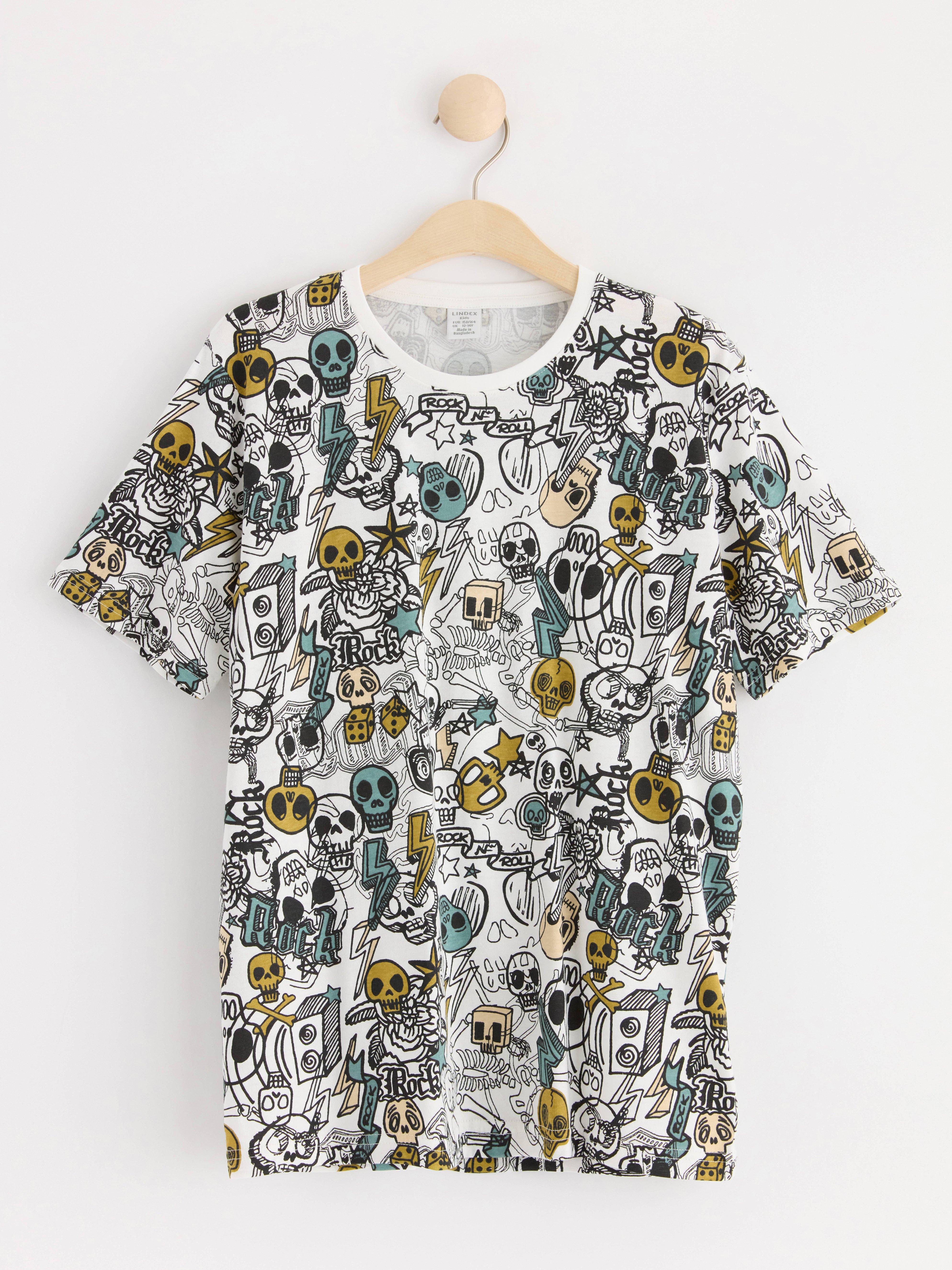 T-shirt - Barn - Hvit