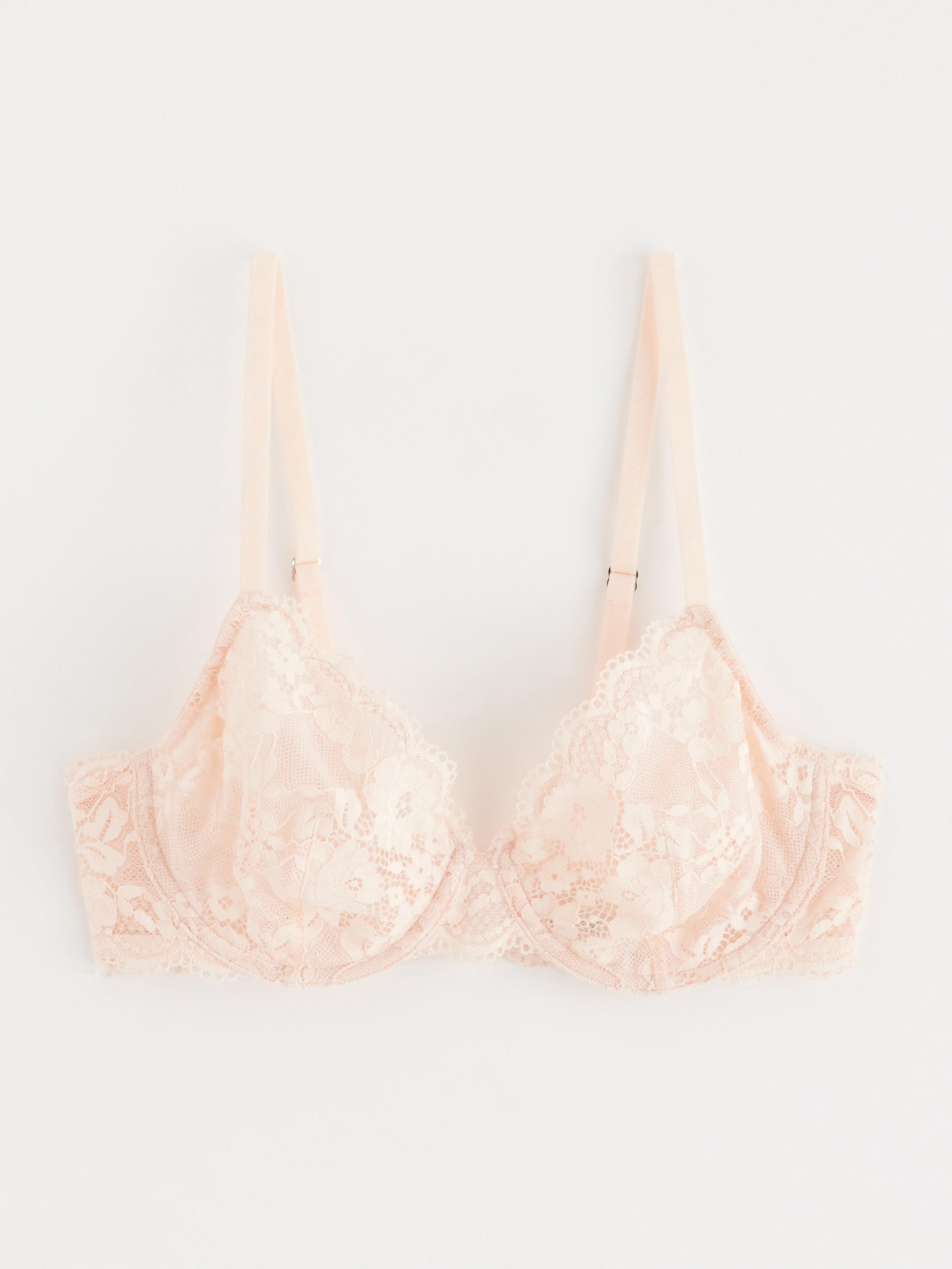 Unpadded Bra - Lingerie - Pink