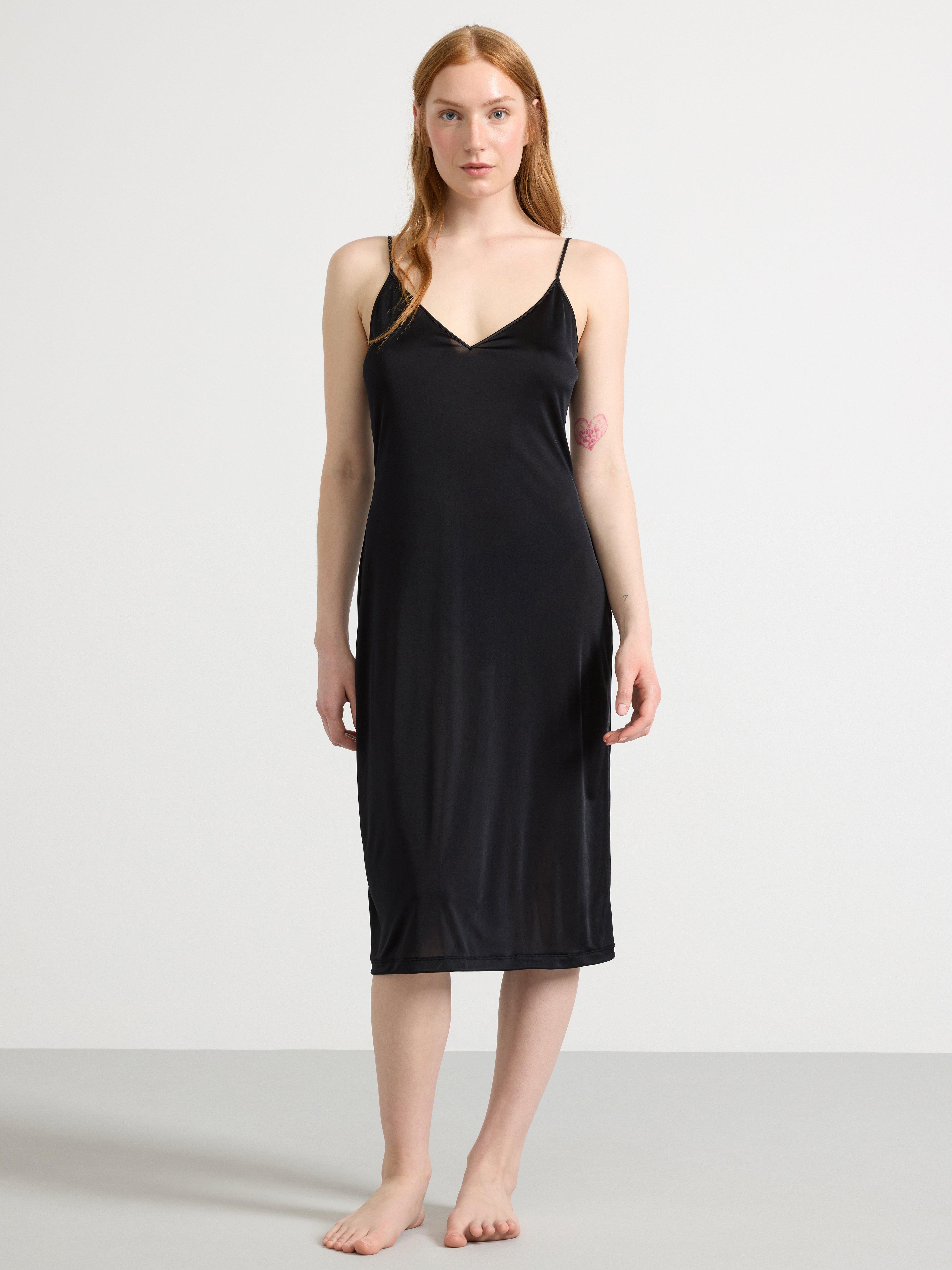 Black slip dress uk hotsell