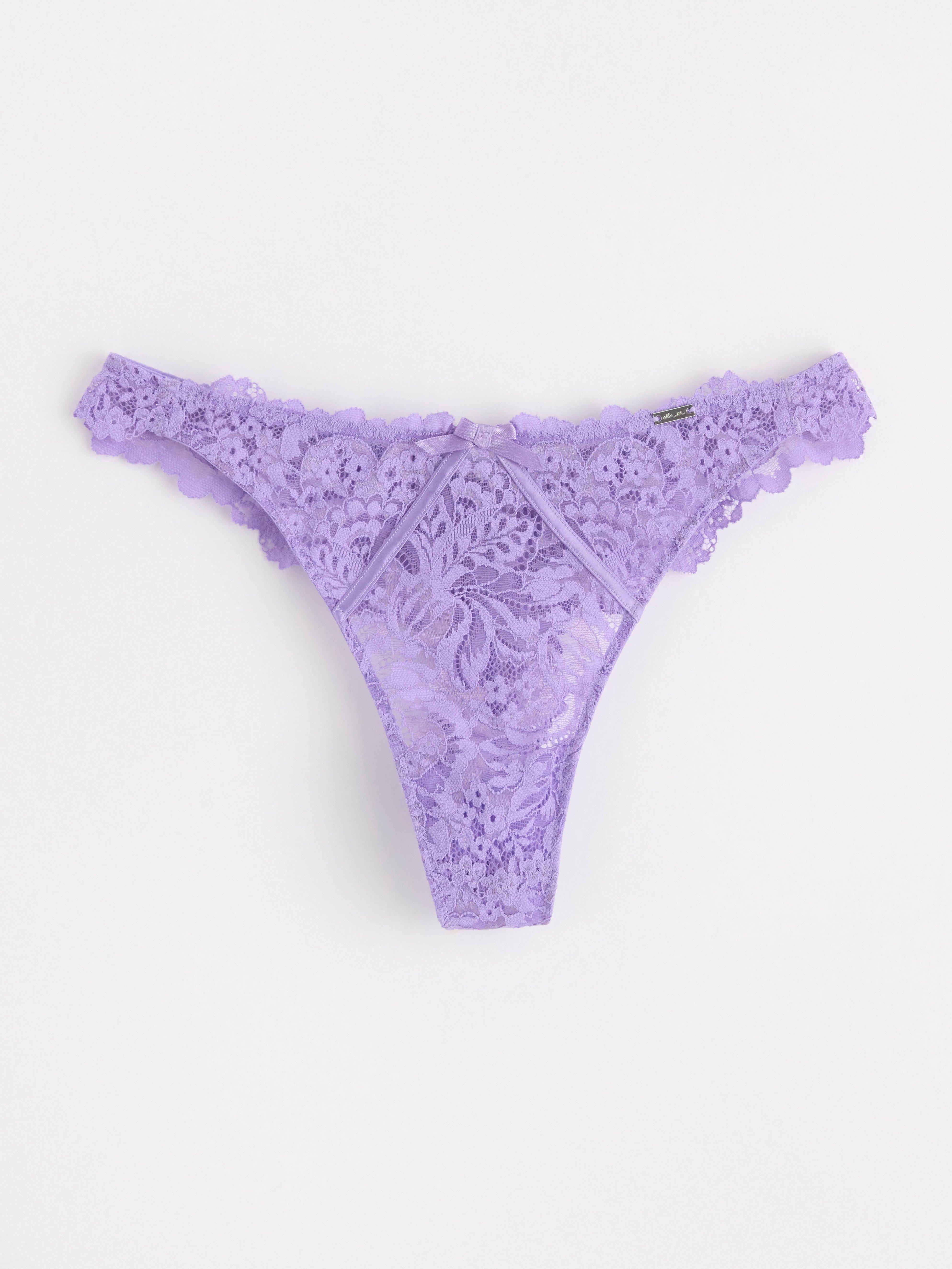 Thong Low - Lingerie - Lilac
