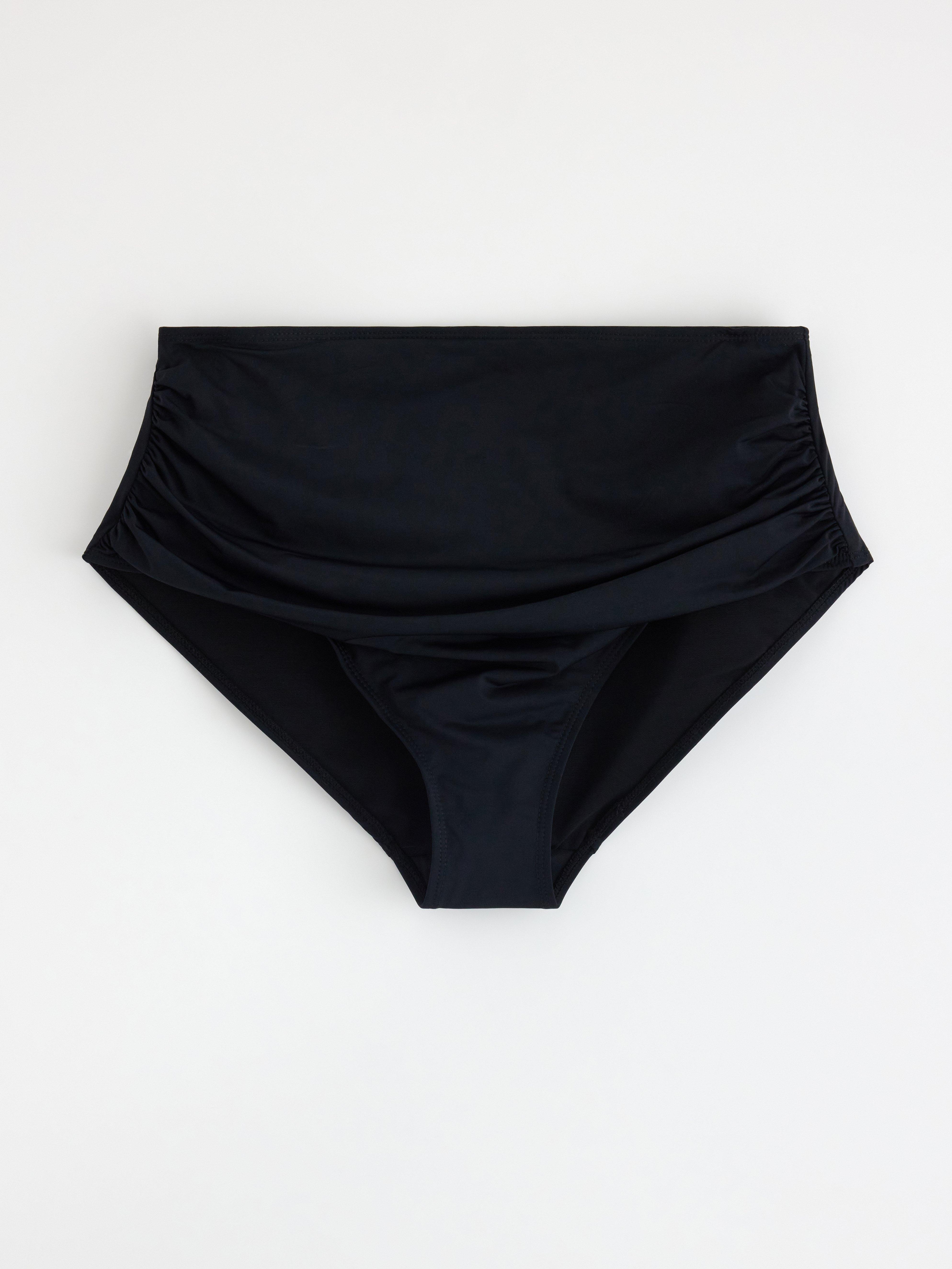 Bikini s vysokým pásom - Spodná bielizeň - Čierna