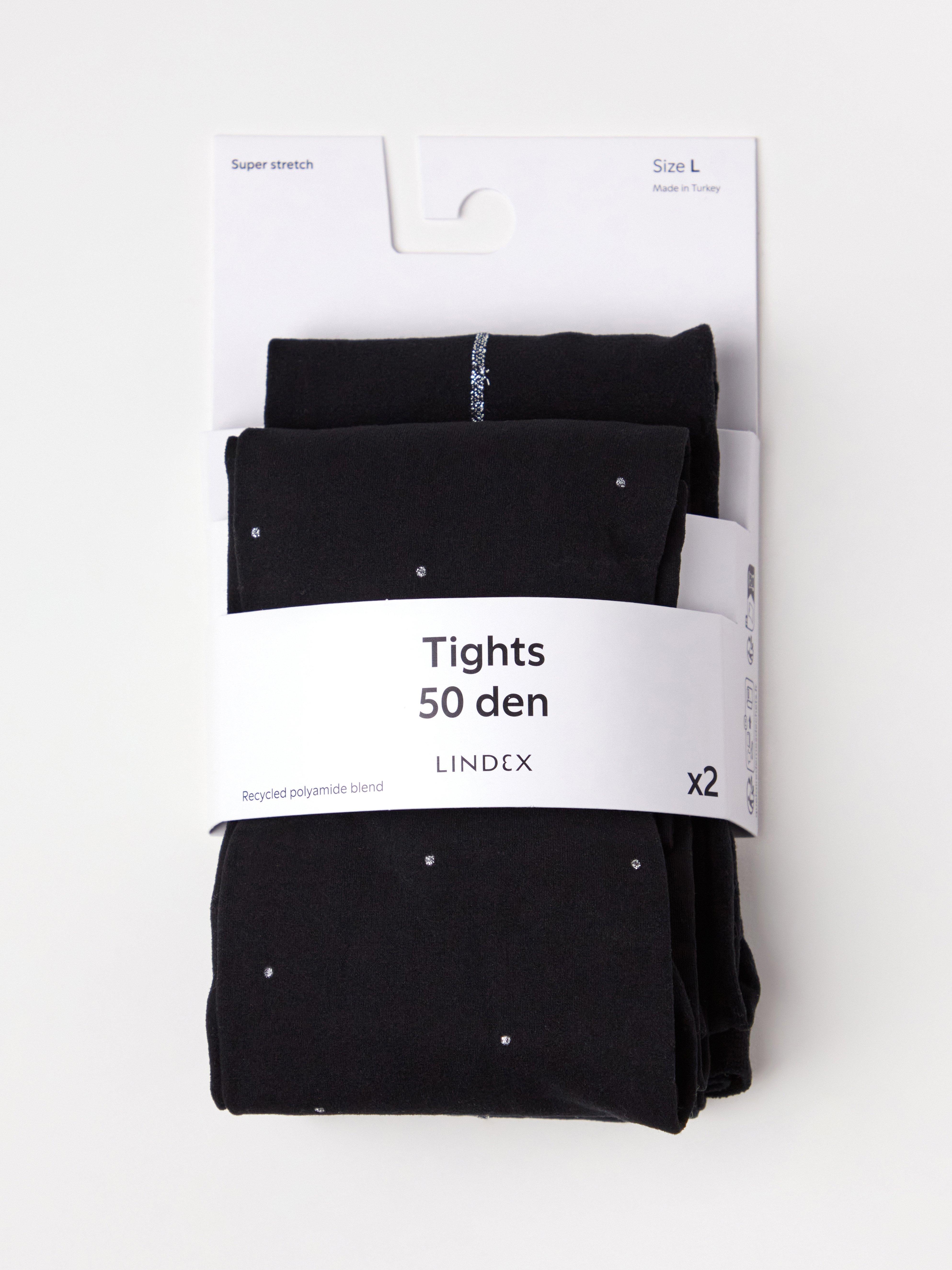 2-pack Tights 50 denier