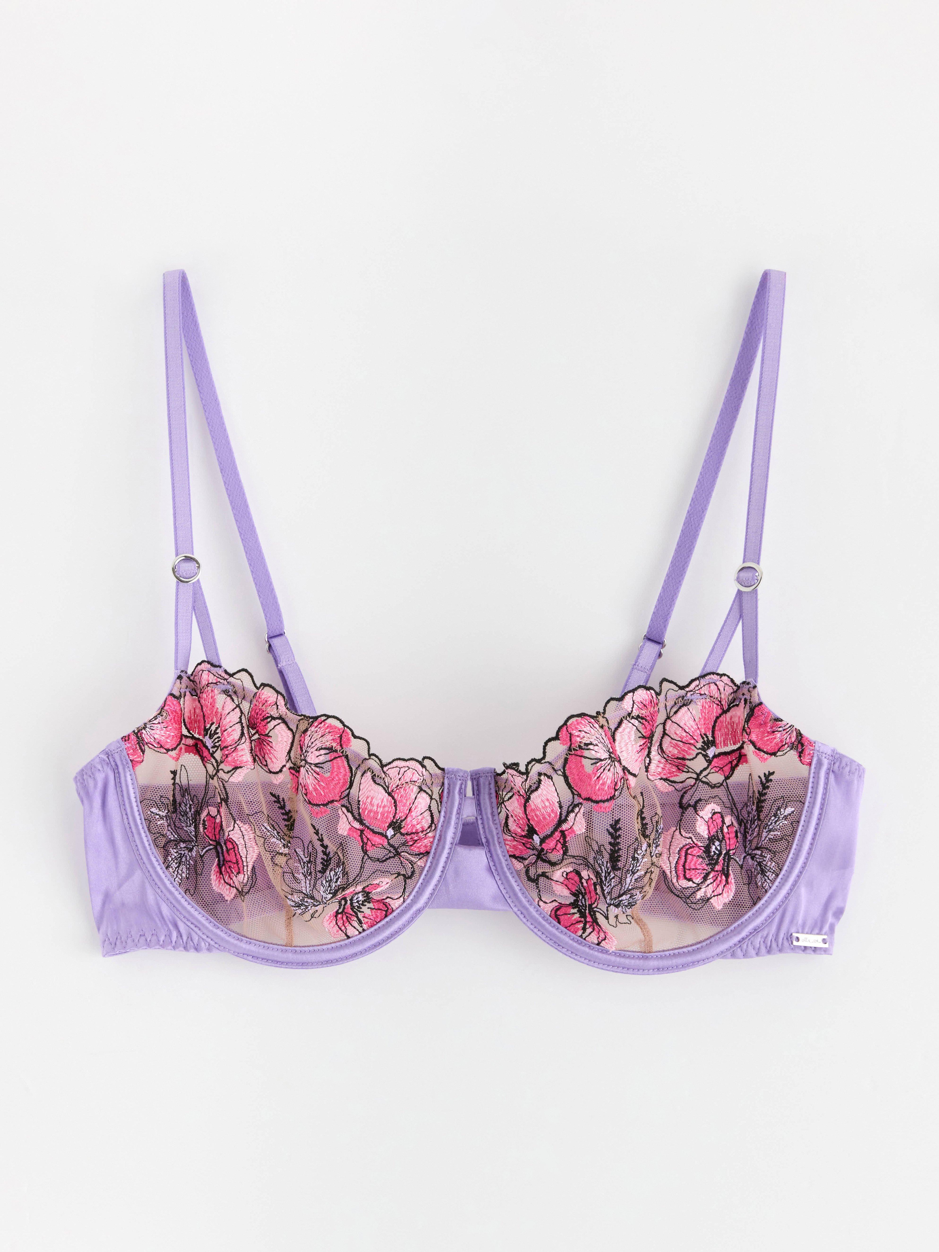 Balconette Bra - Lingerie - Lilac