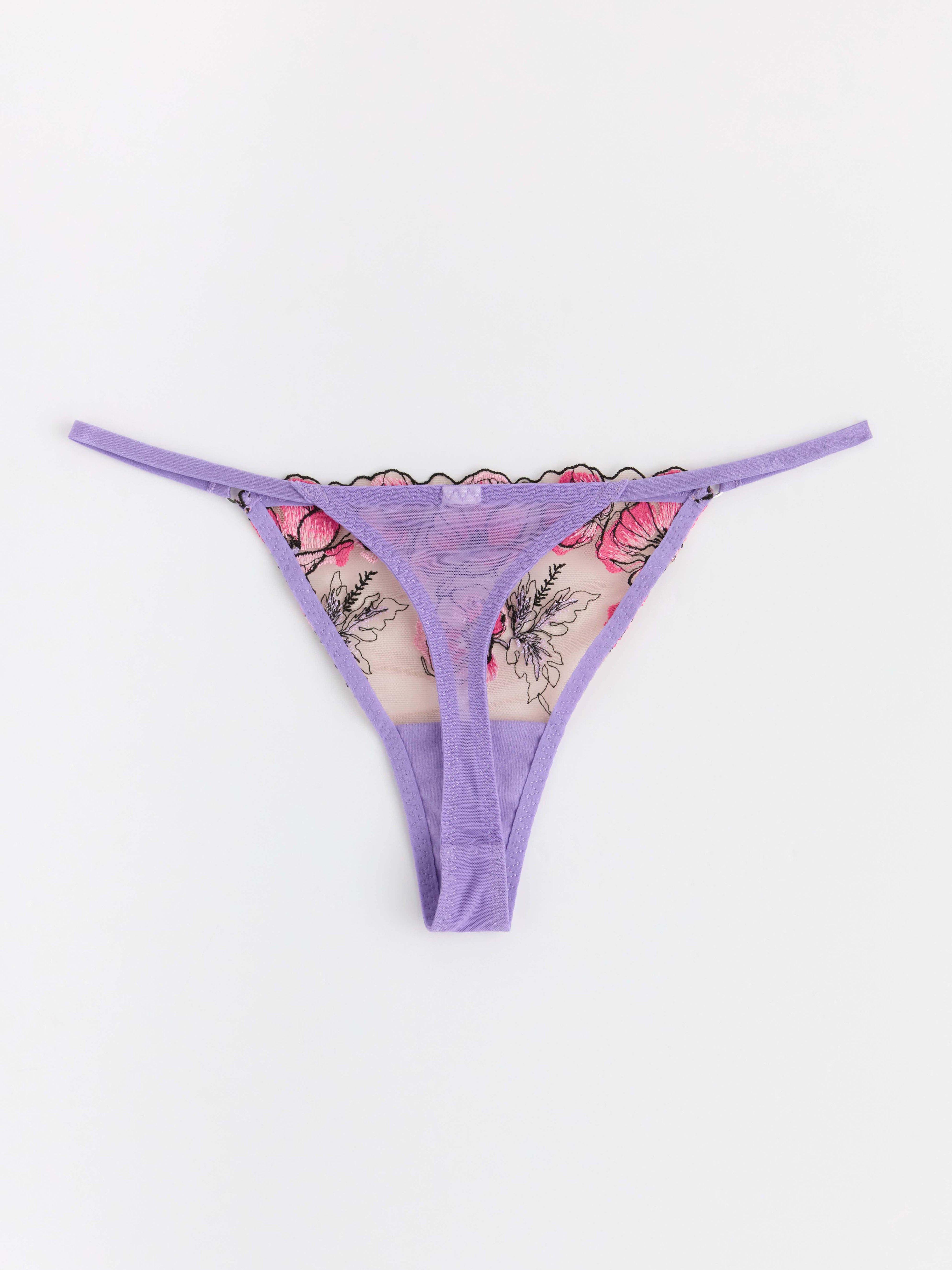 Thong Low - Lingerie - Lilac