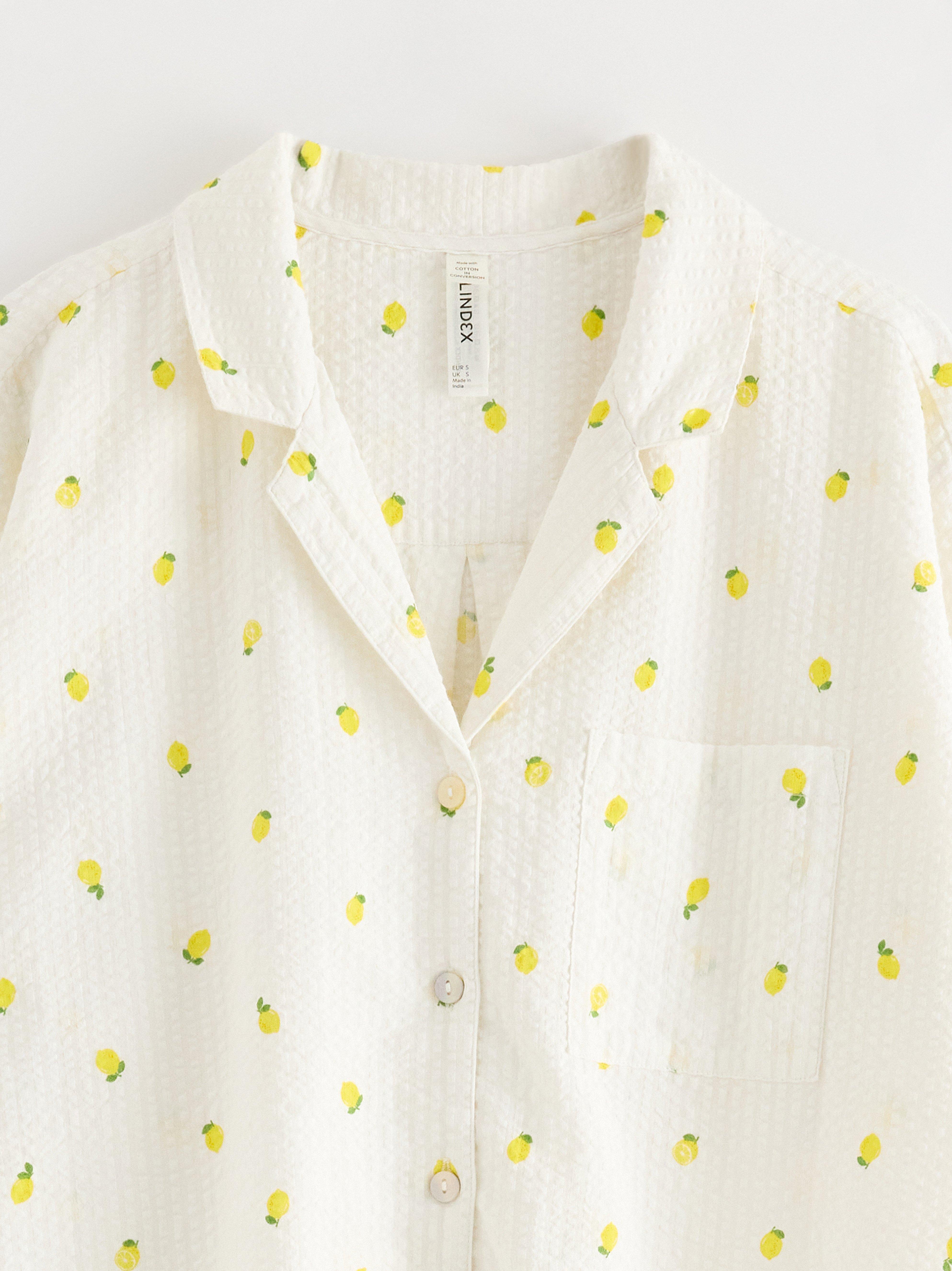 Pyjama Shirt - Lingerie - Yellow