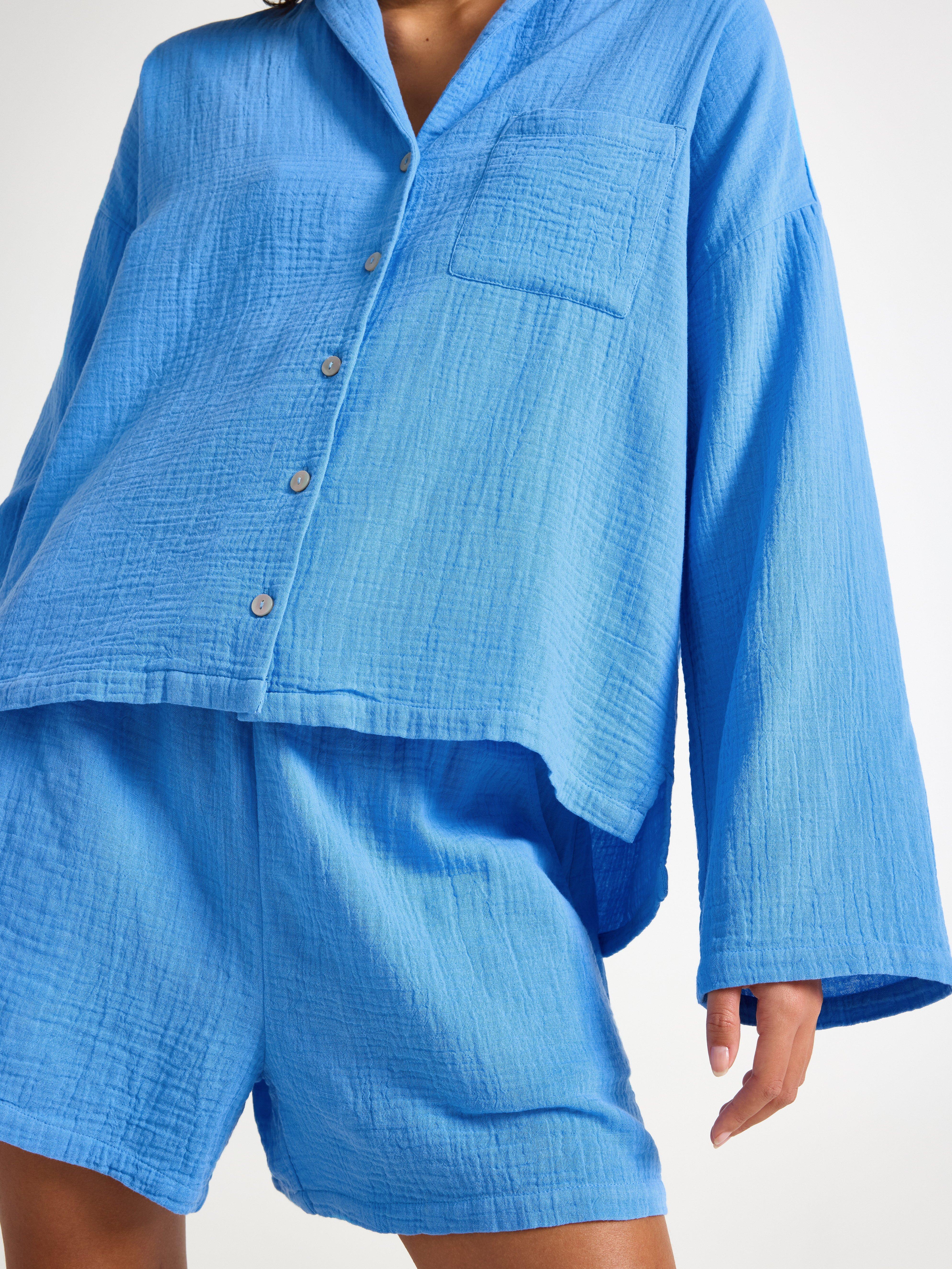 Pyžamový set - Spodní prádlo - Modrá