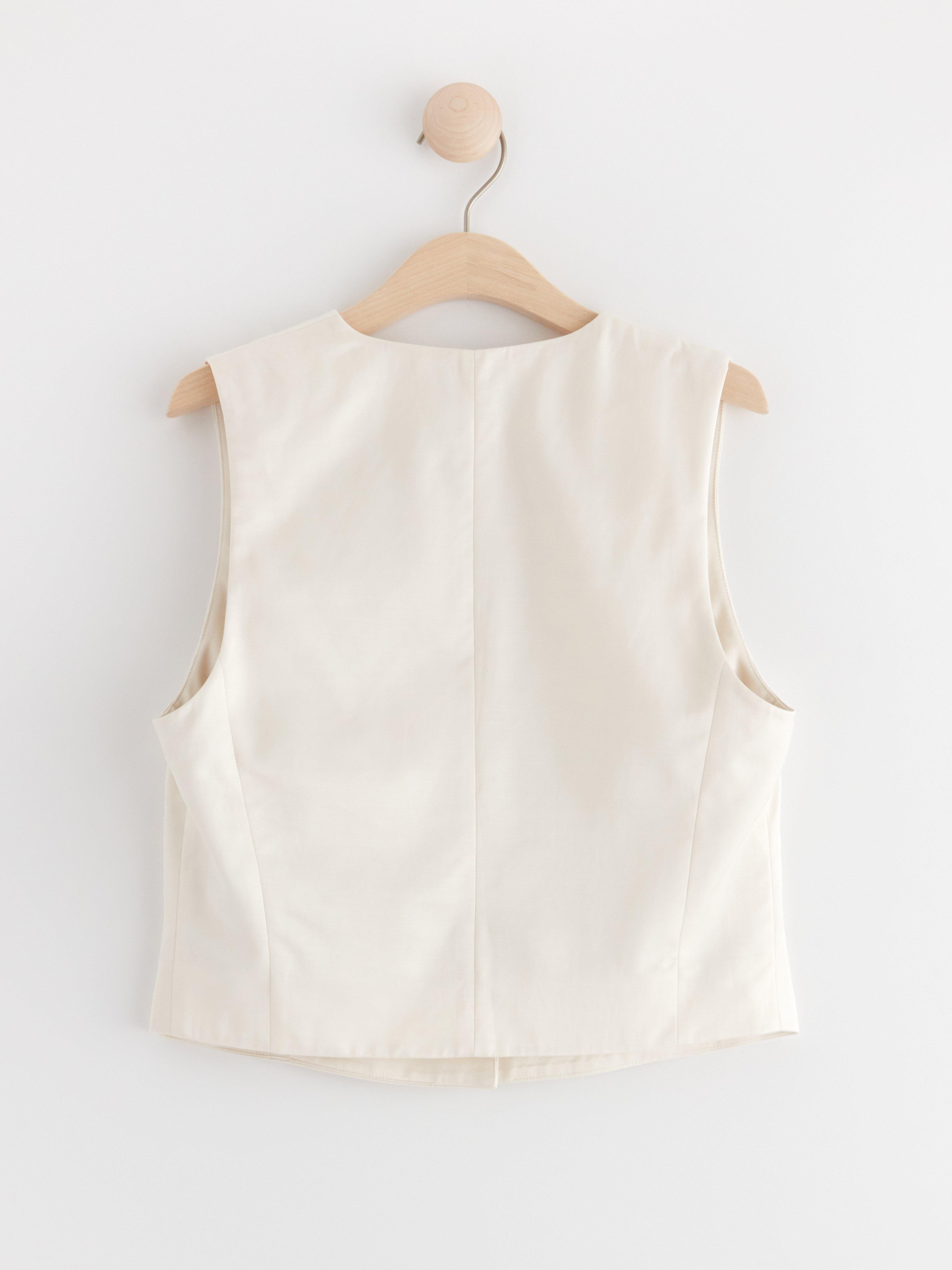 Vest - Dame - Hvit