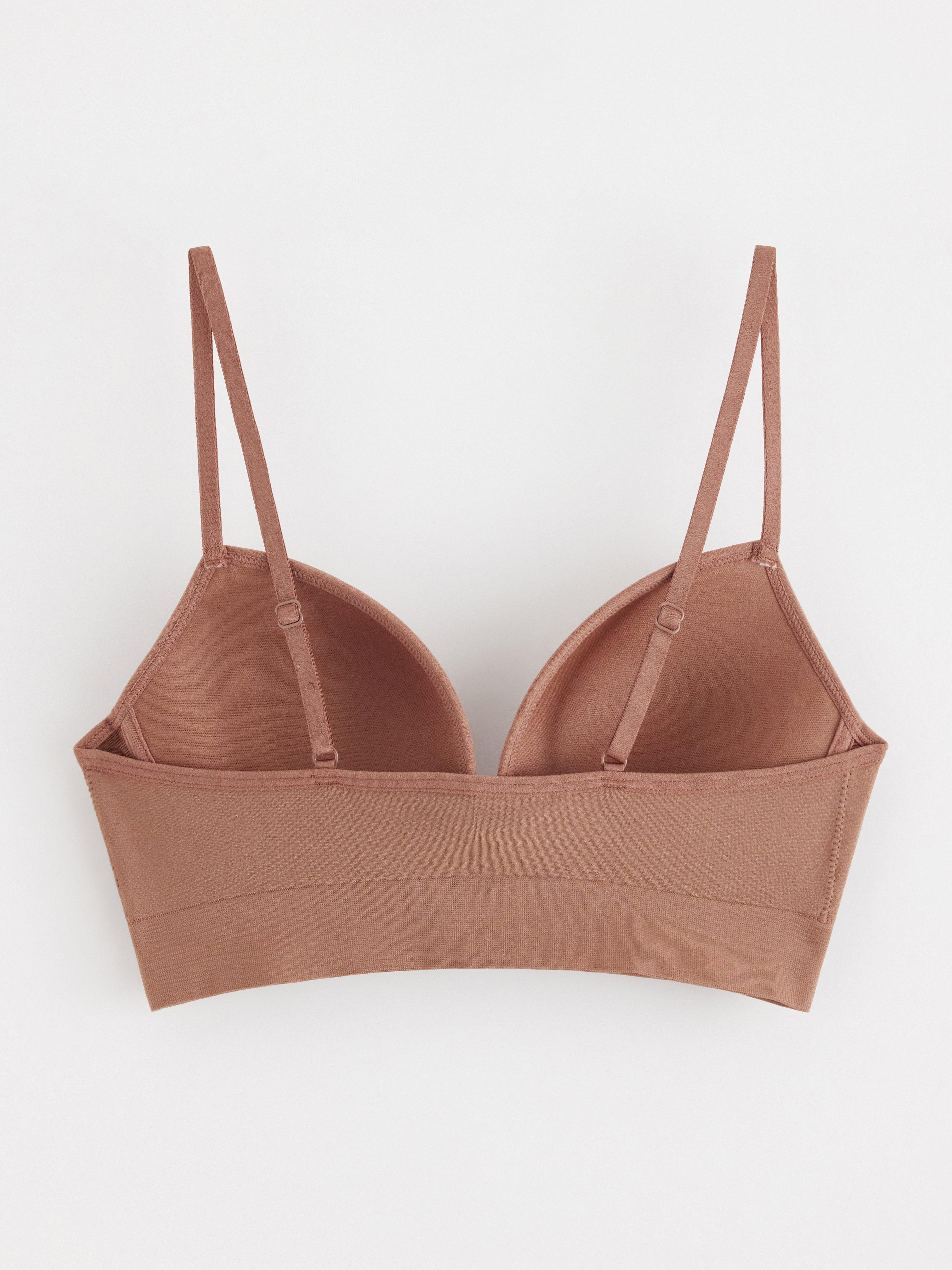 Push Up Bra - Lingerie - Brown