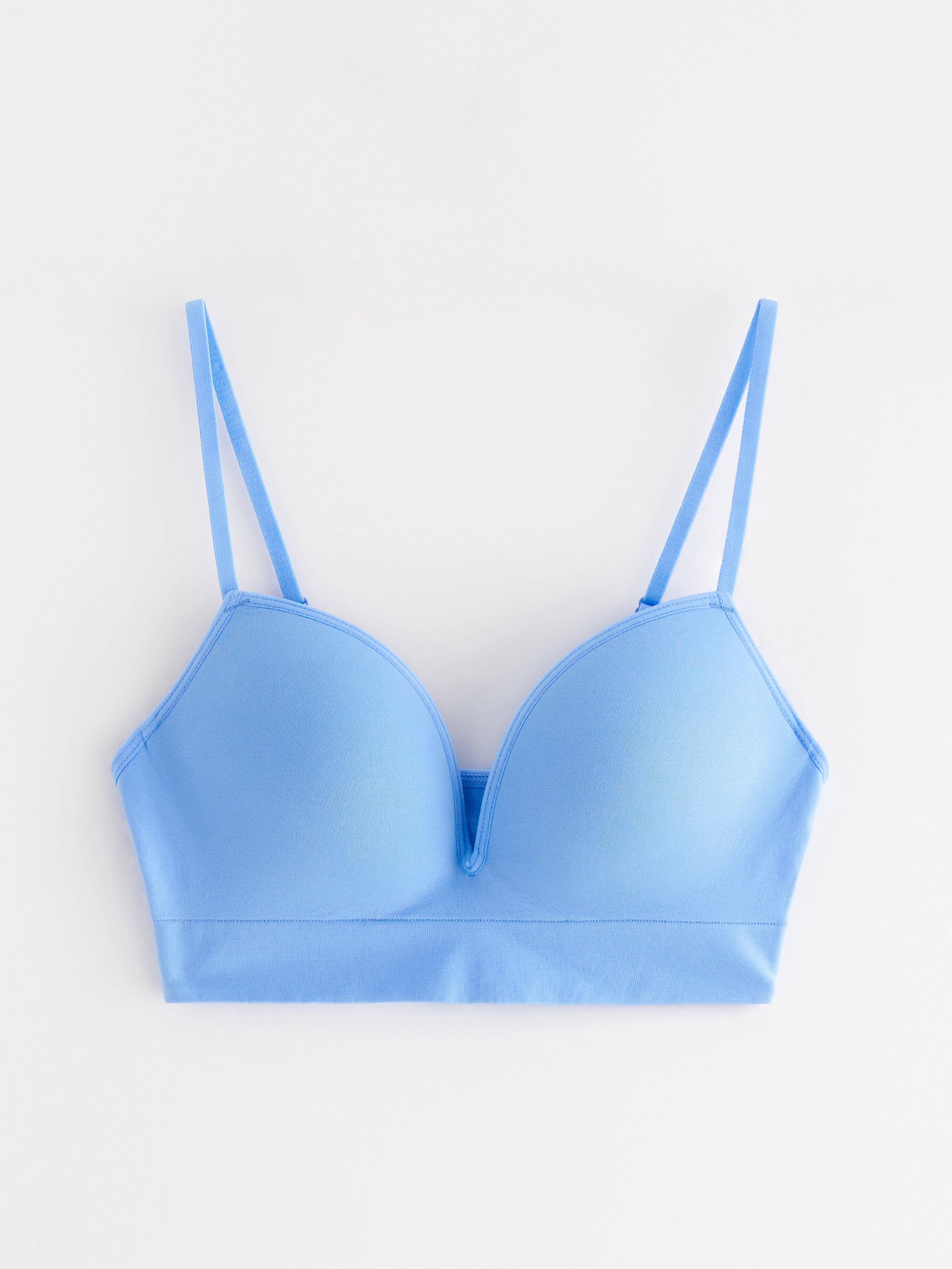 Push Up Bra - Lingerie - Blue