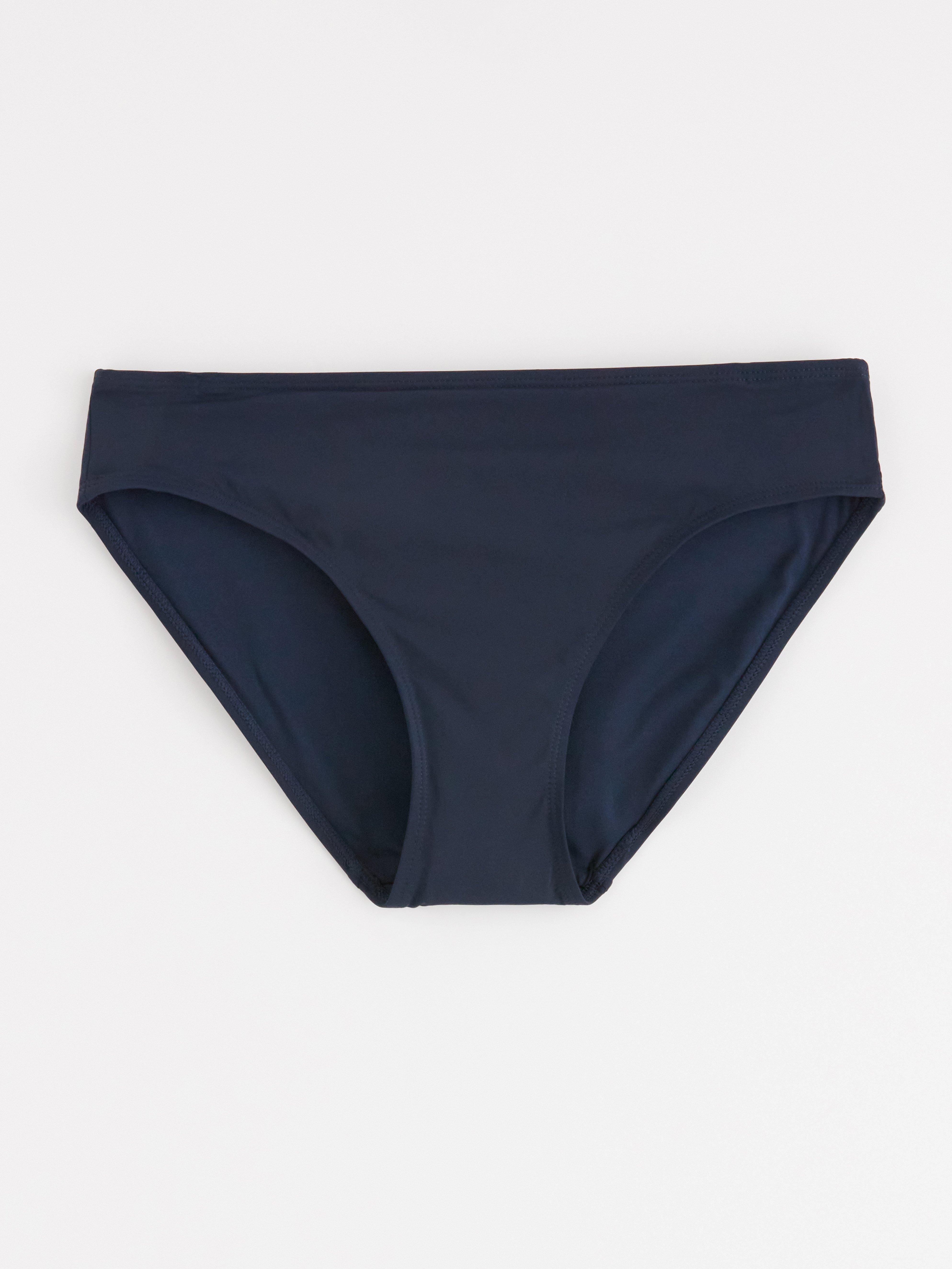 Bikini s klasickým pasem - Spodní prádlo - Modrá