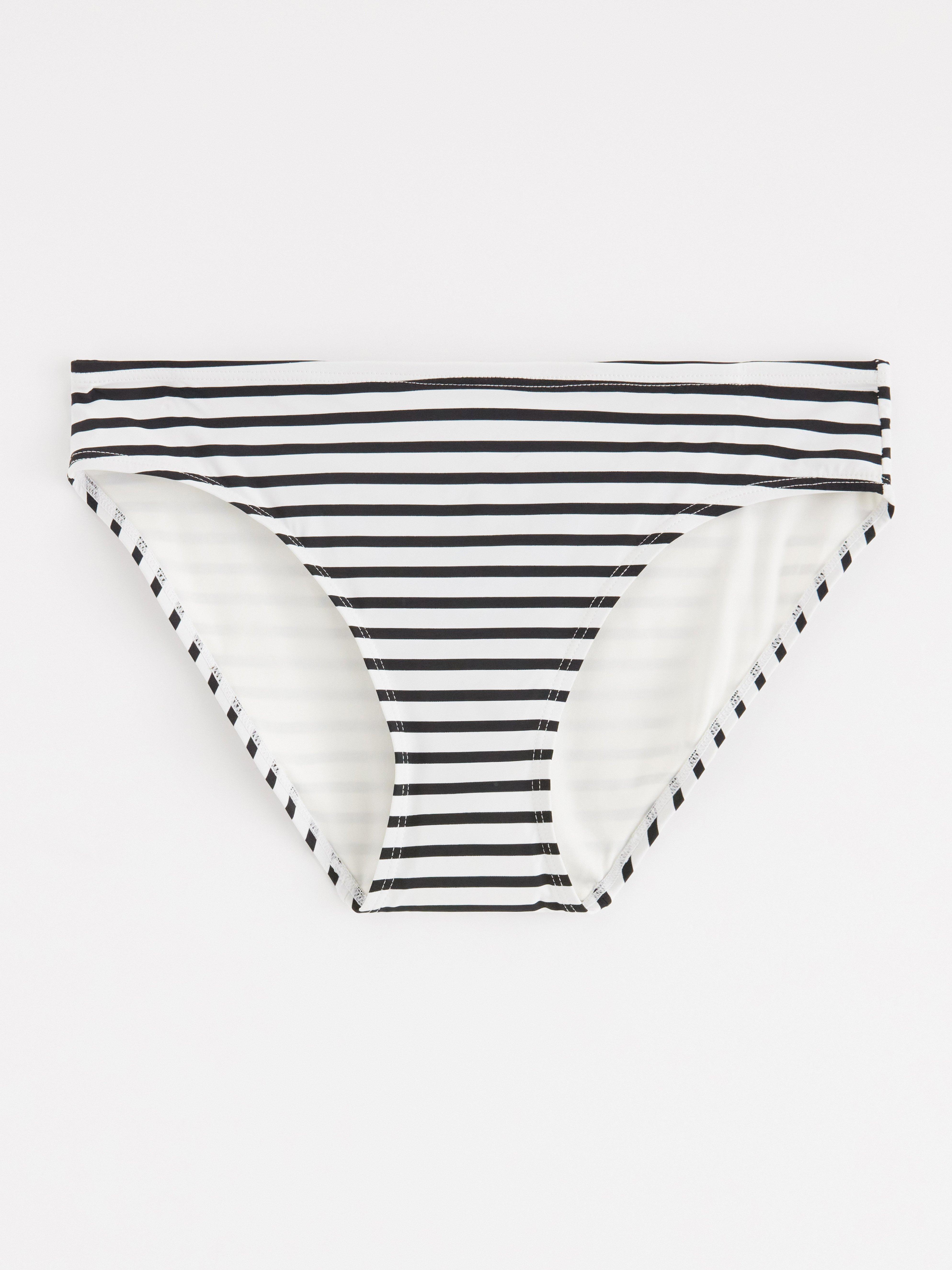 Bikini s klasickým pasem - Spodní prádlo - Bílá