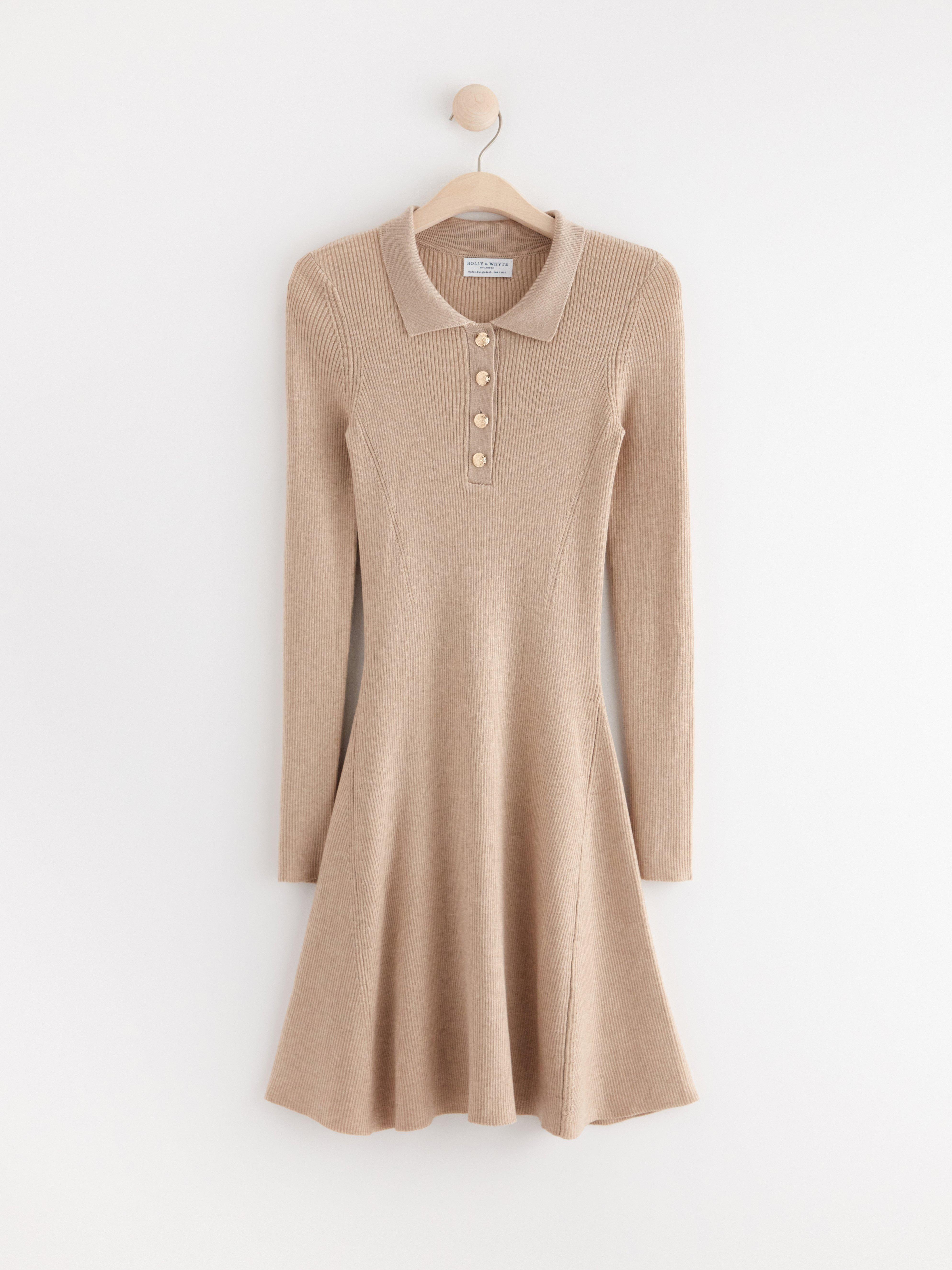 Mekko - Naiset - Beige