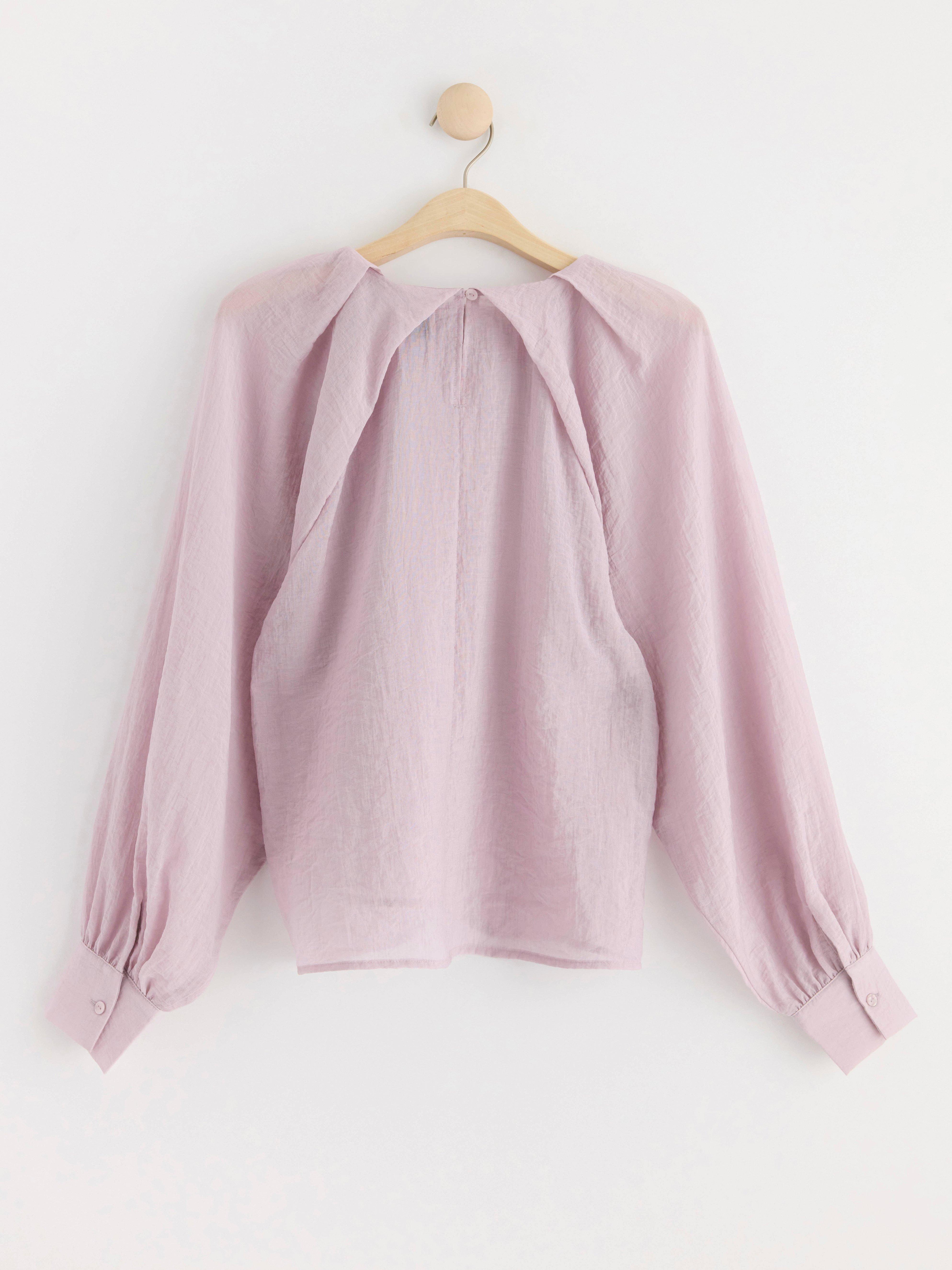 Bluse - Dame - Lilla