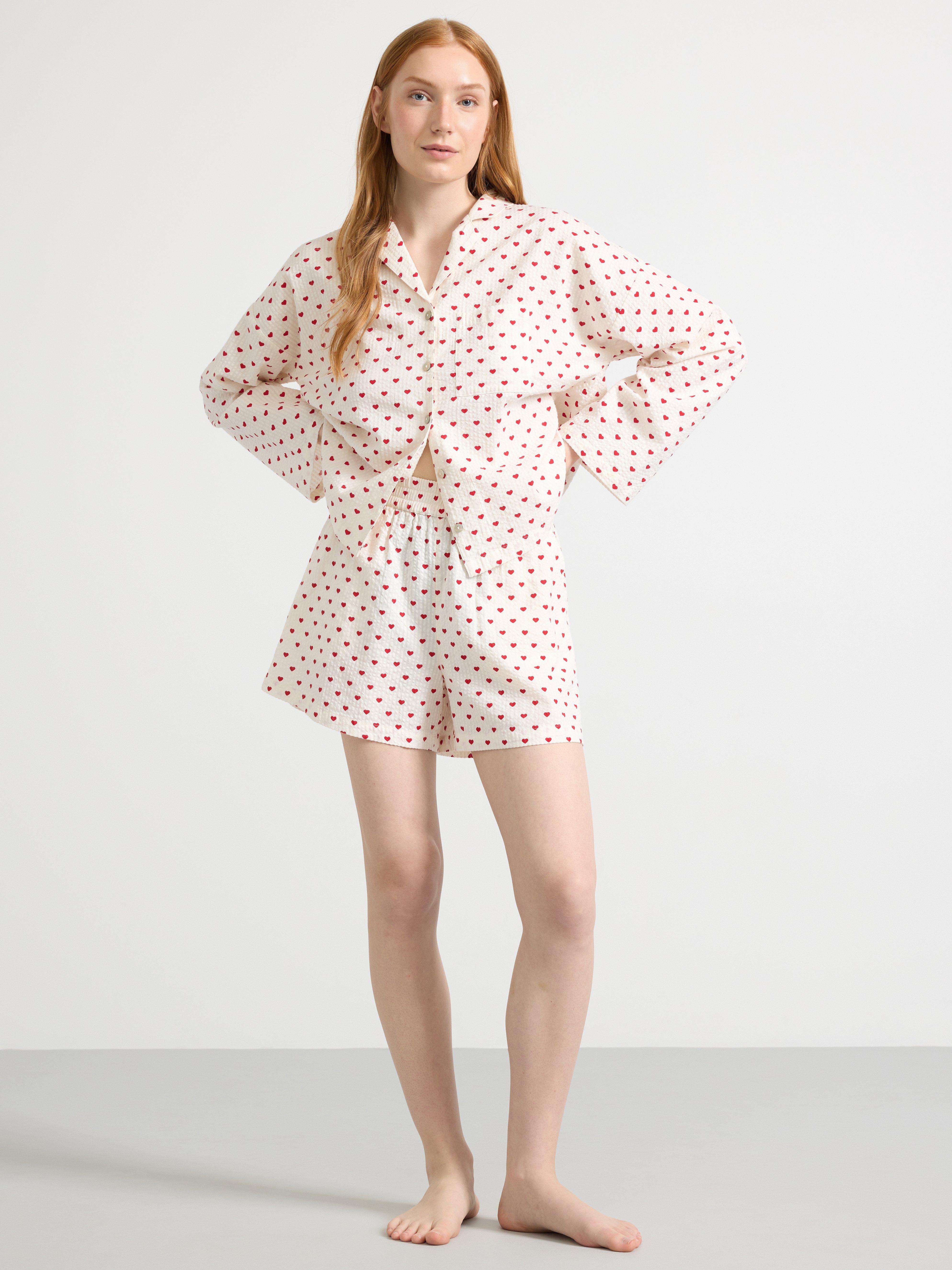 Pyjama Shorts - Lingerie - Red